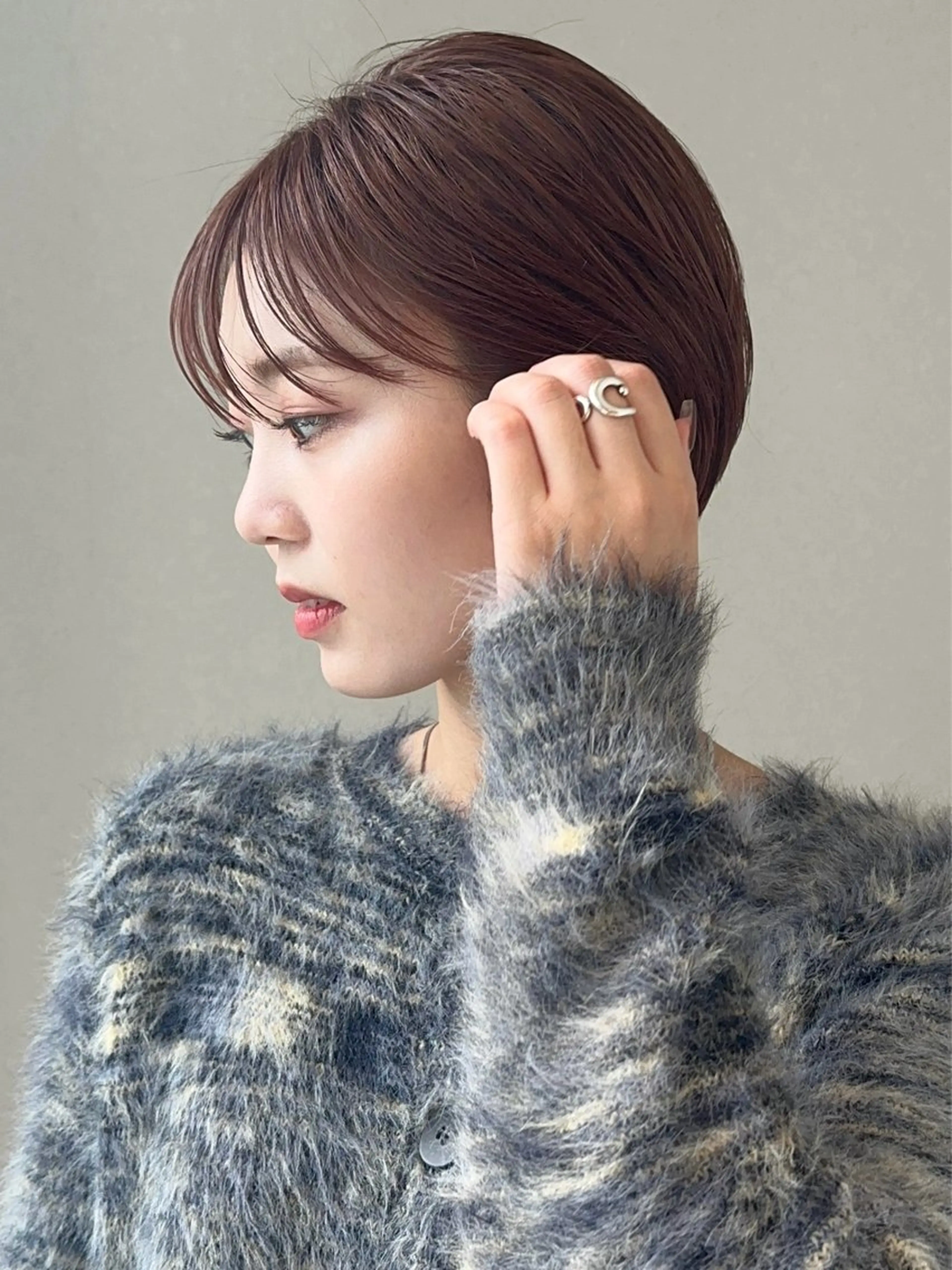 ショート カラー 👑ショート/ボブ /銀座/ニシオカ👑のヘアスタイル