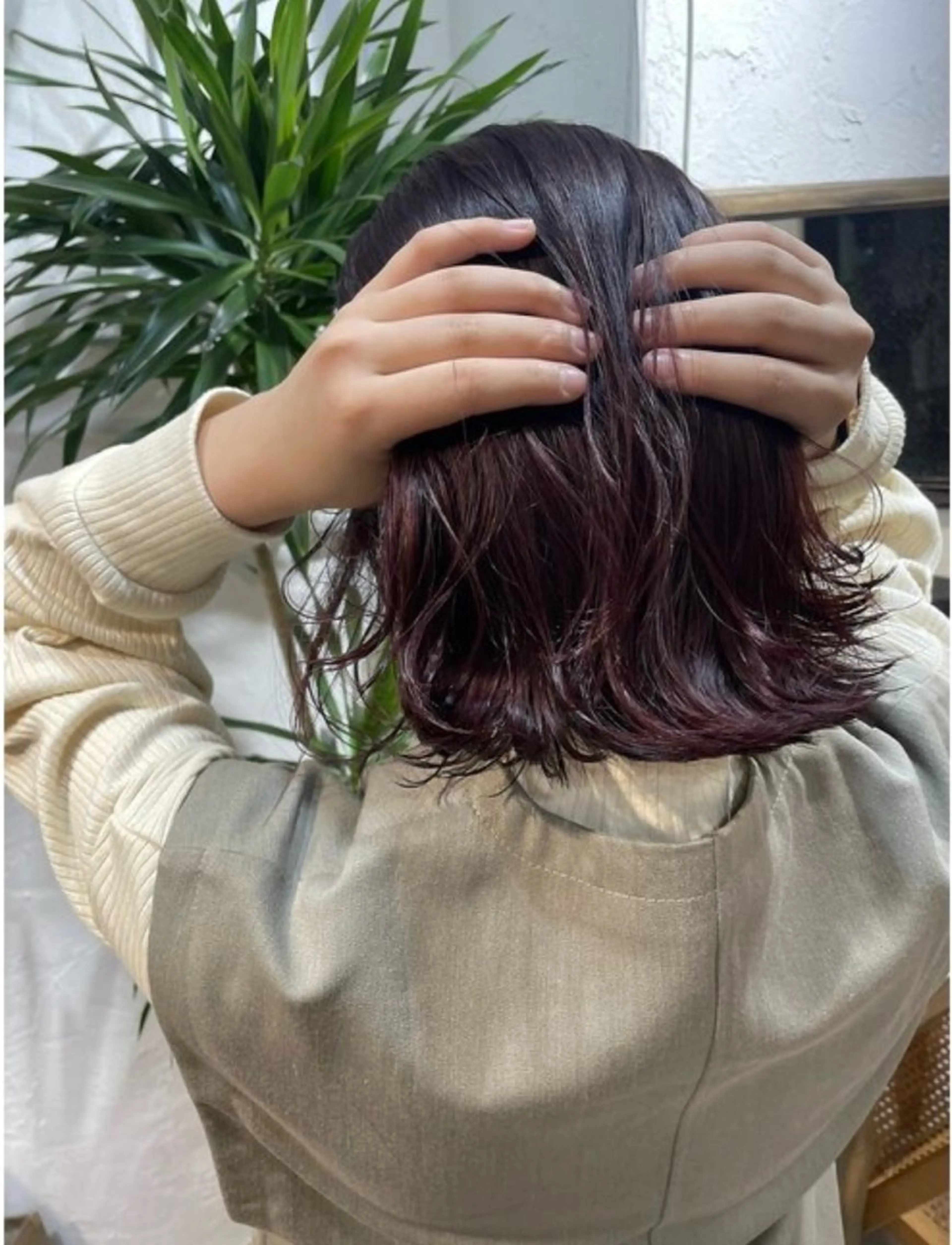カラー ピンクカラー 艶髪 RYOSEIのヘアスタイル
