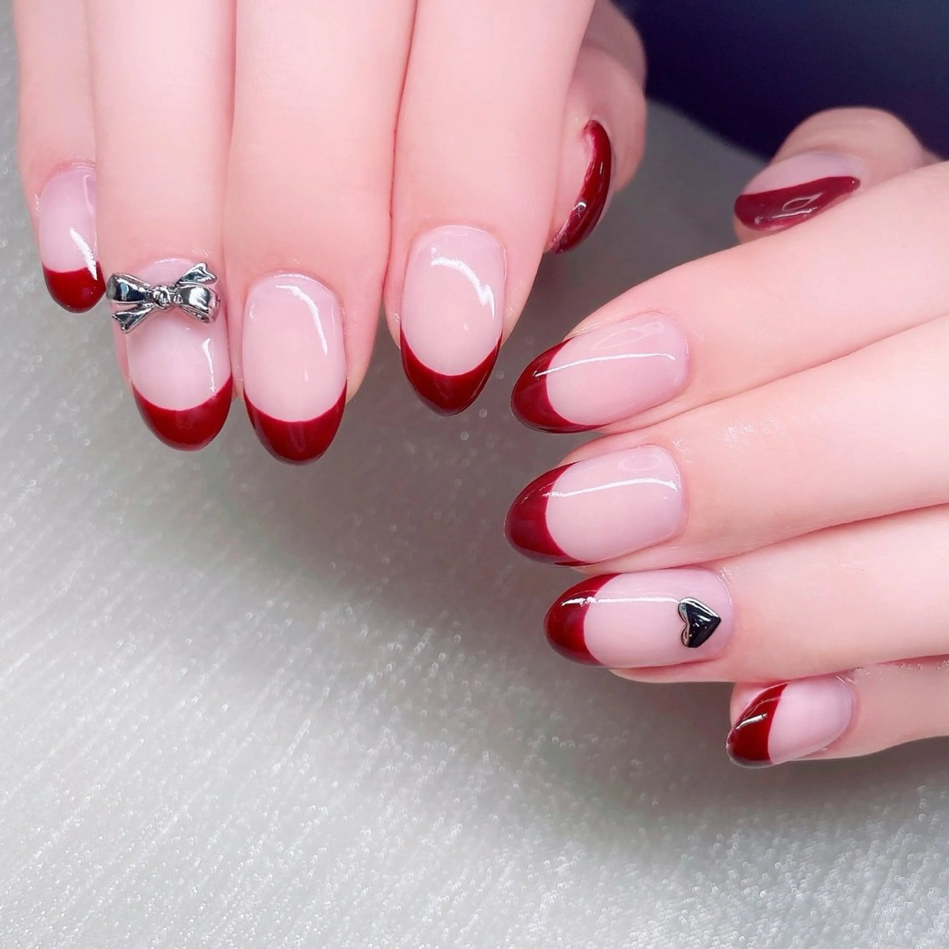 ネイル ハート ハンドネイル Nailist SUZU所属・Nailist suzuのネイルデザイン