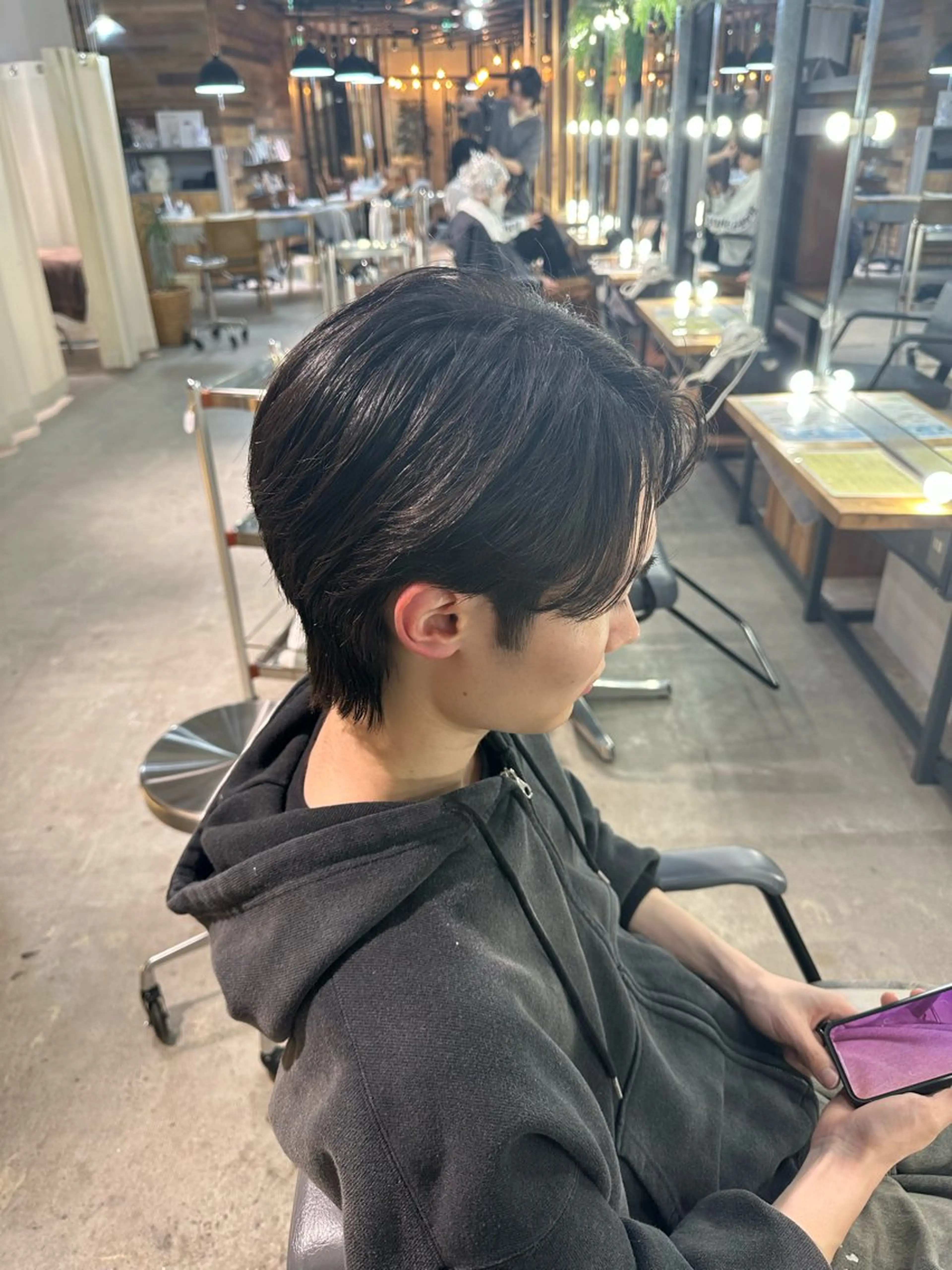 メンズ メンズウルフカット ウルフカット 溜 一太のヘアスタイル