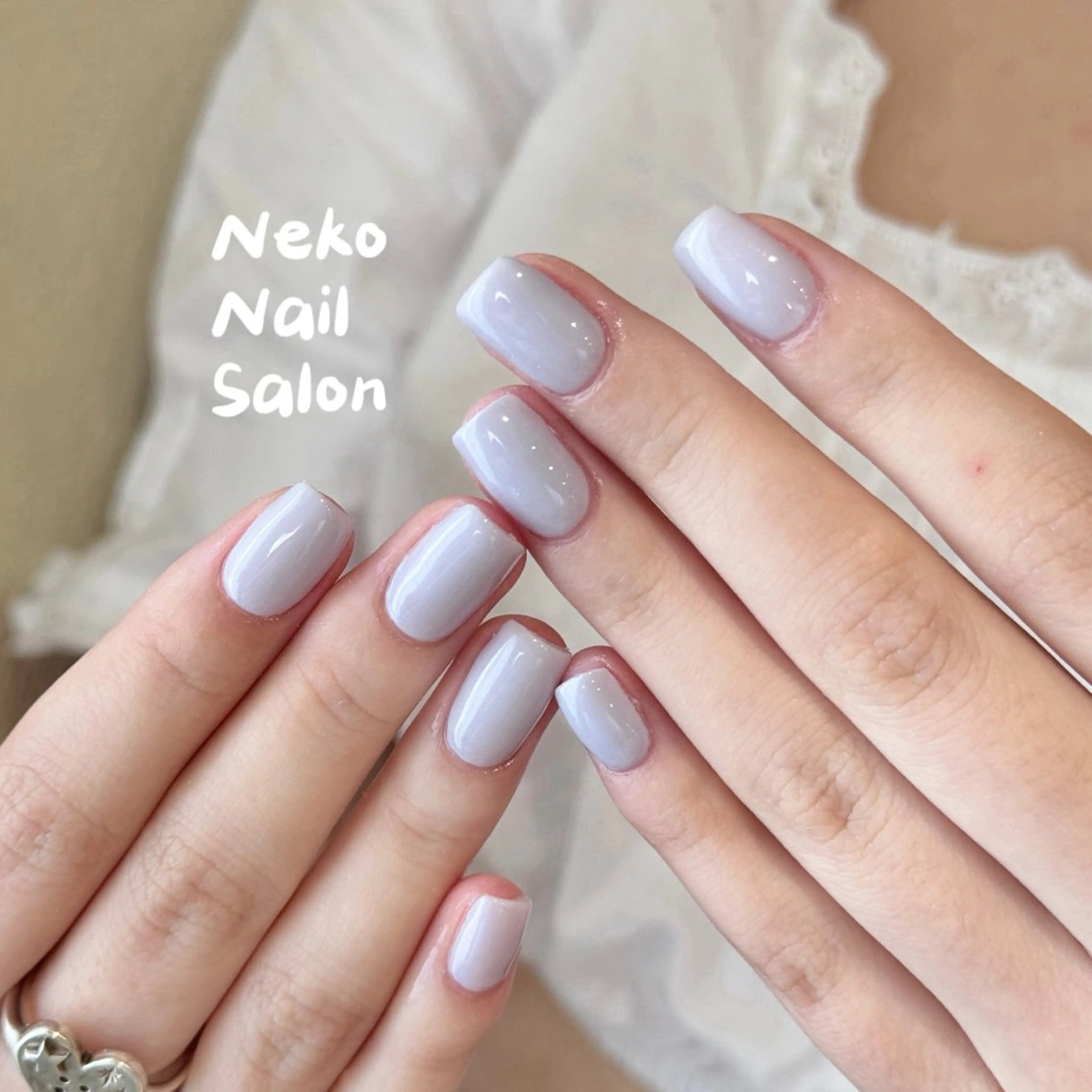 ネイル ワンカラーネイル 春ネイル ハンドネイル neko nail所属・neko nailのネイルデザイン