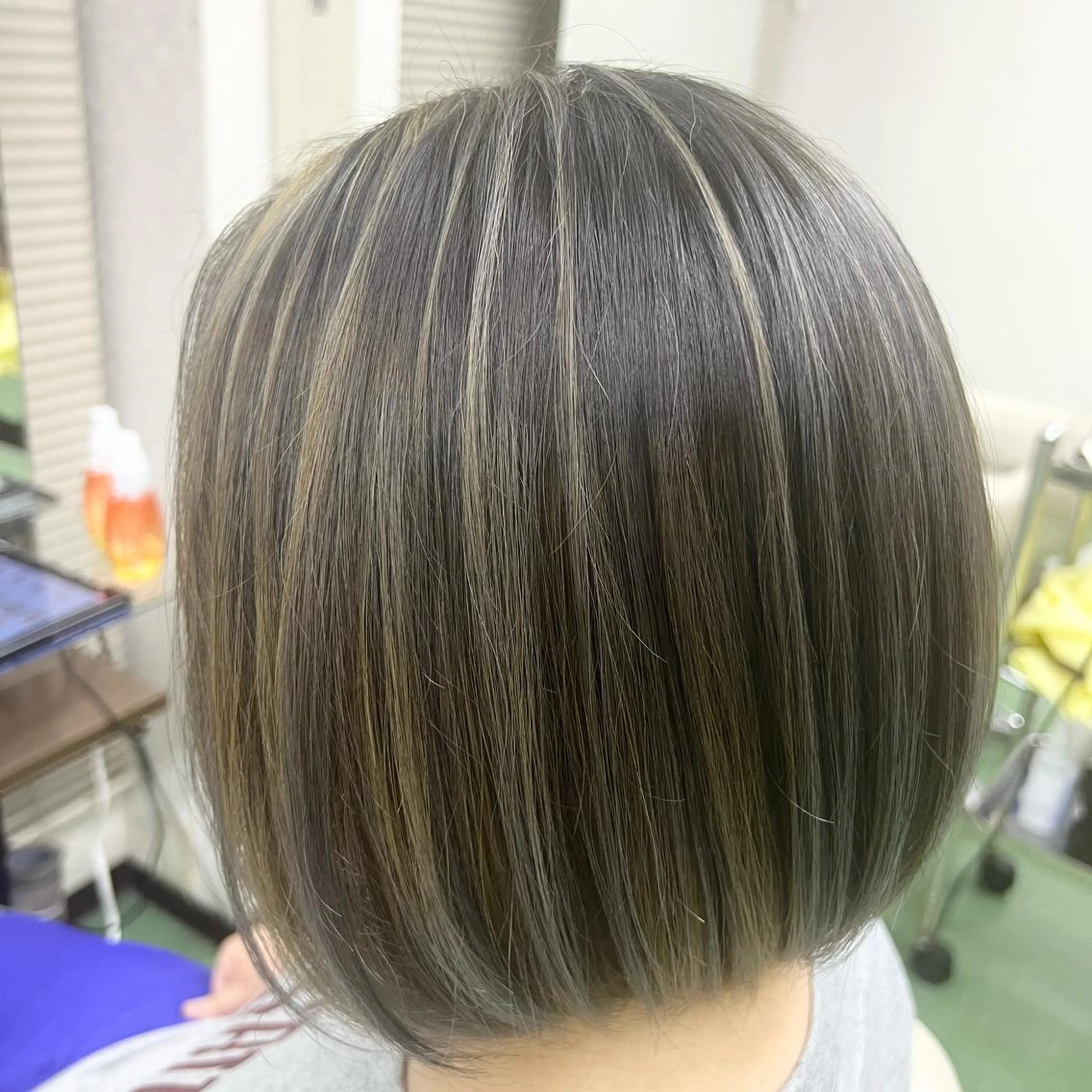 メッシュ・ハイライト+カラー+カット  ¥13,850の写真