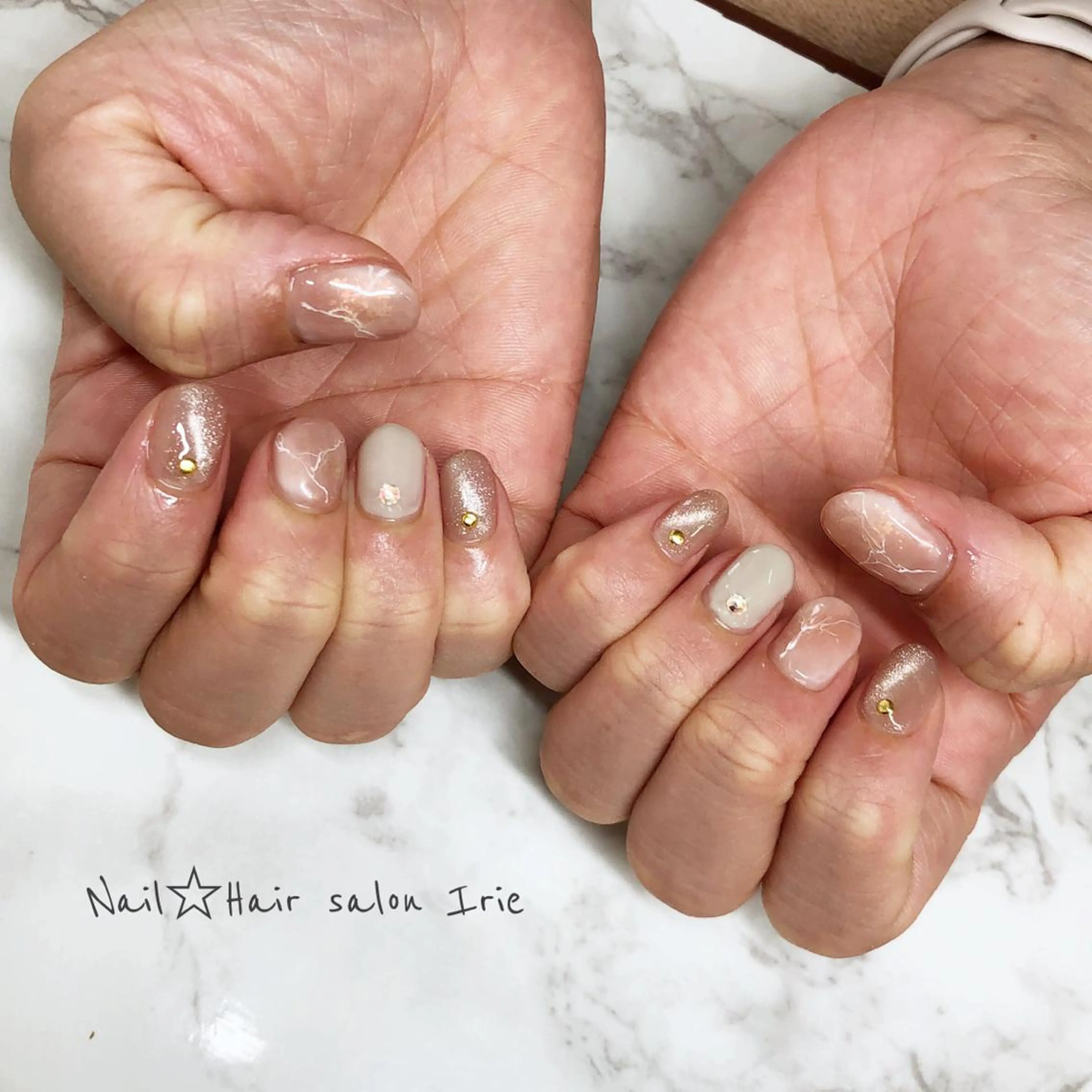 ネイル ハンドネイル Hair salon Irie所属・與儀 知佳のネイルデザイン