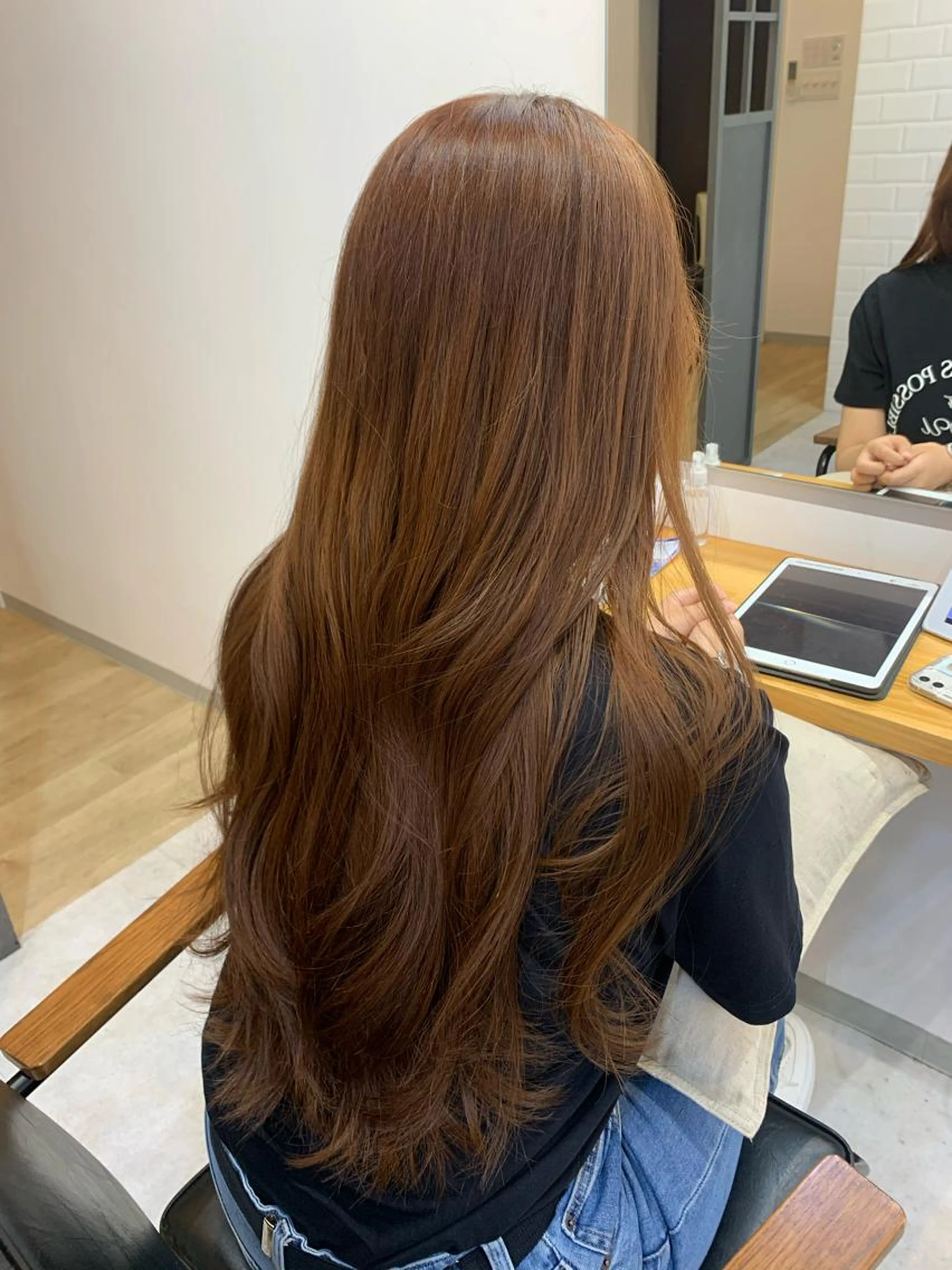 【 ブリーチなし🪿🤍 】ダブルカラー🎐🩵の写真