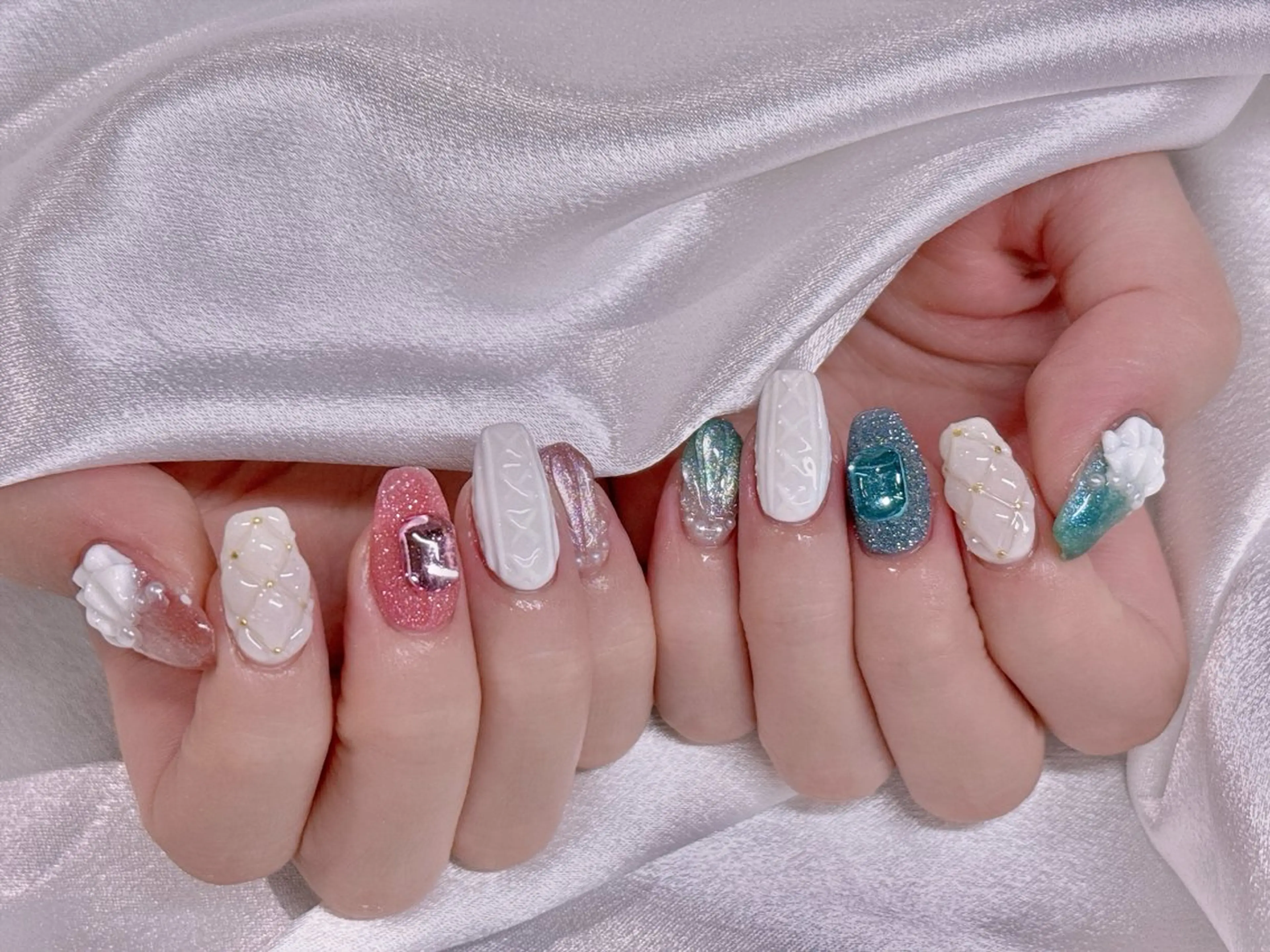 ネイル 長さだし専門店 M2　rikaのネイルデザイン