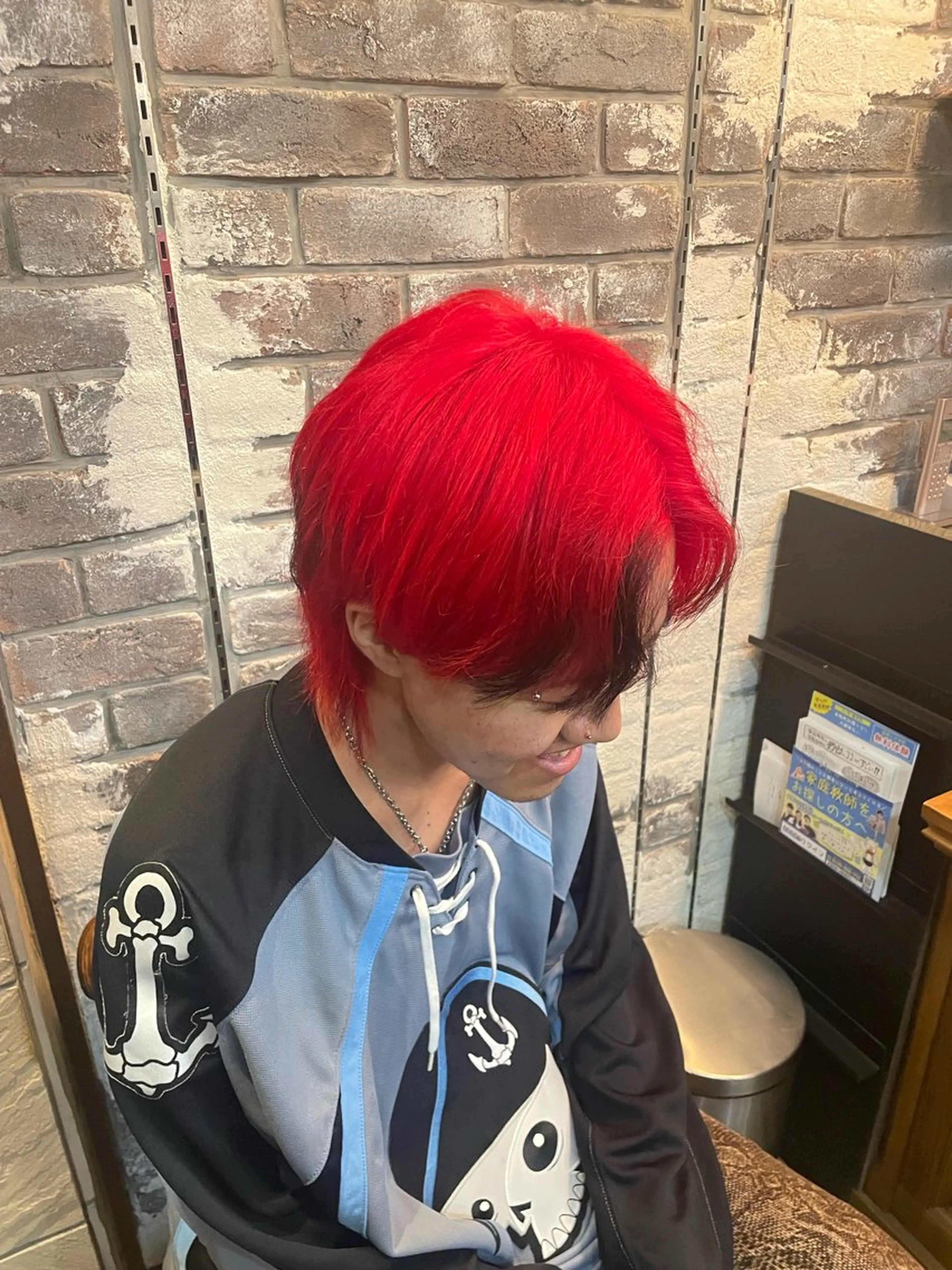 ショート カラー メンズ メンズブリーチ ブリーチ デザインカラー ピンクカラー ヘアカラー SHIAN八王子店 🍼りおのヘアスタイル