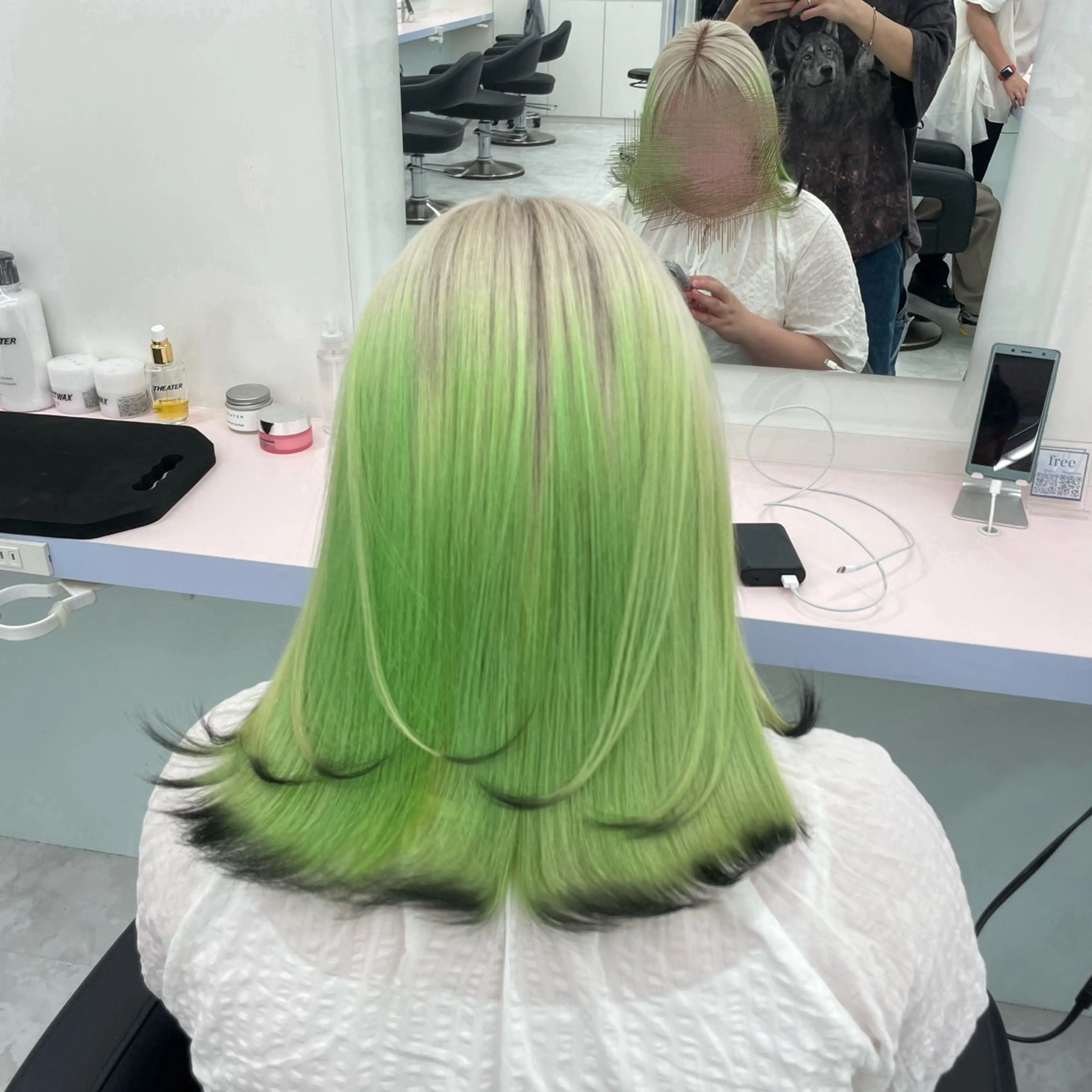 ミディアム ヘアカラー トリートメント SALOWIN札幌大通店所属・‎🤍札幌ハイトーン 🤍シンゴのヘアスタイル