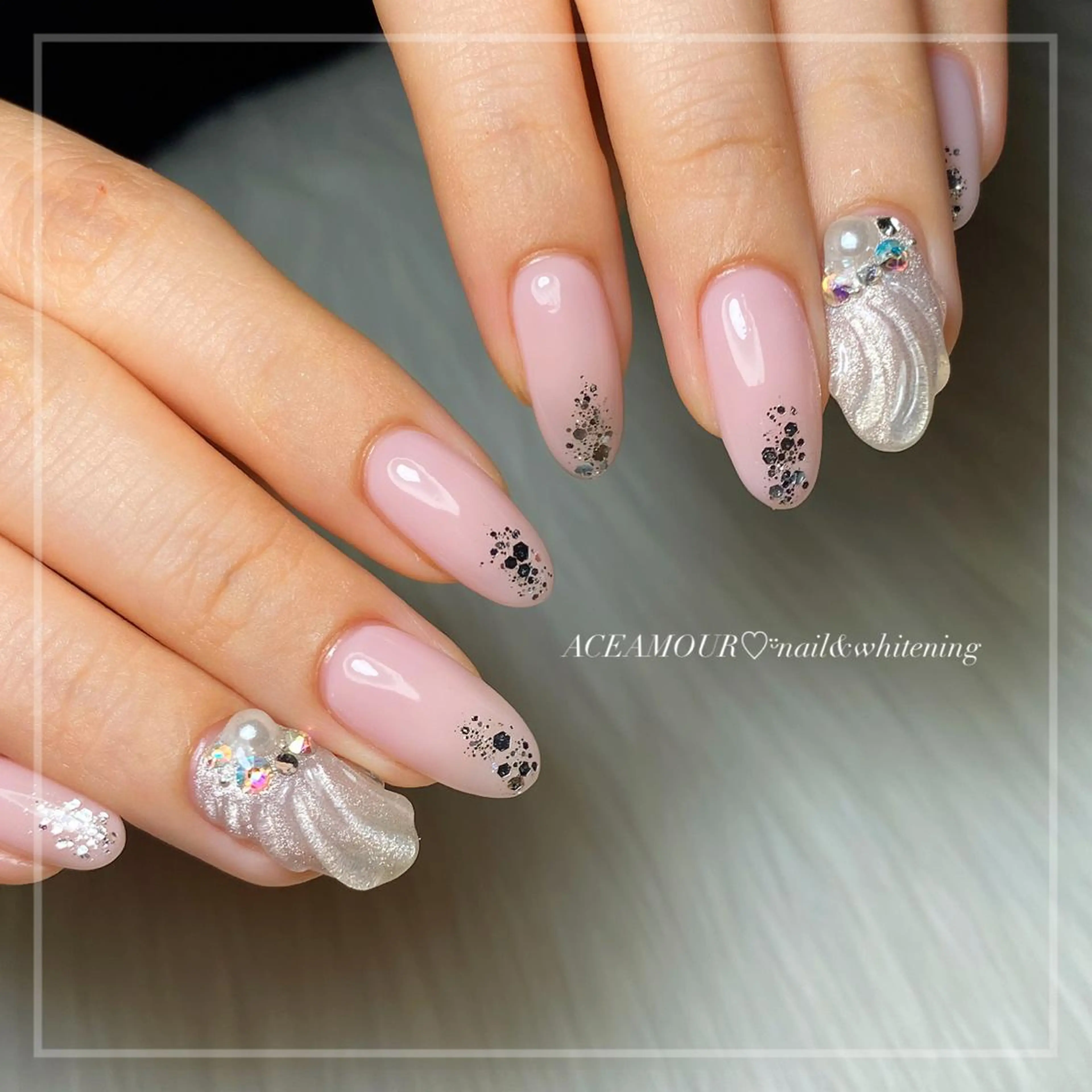 ネイル ネイル/耳つぼ /新ホワイトニングのネイルデザイン