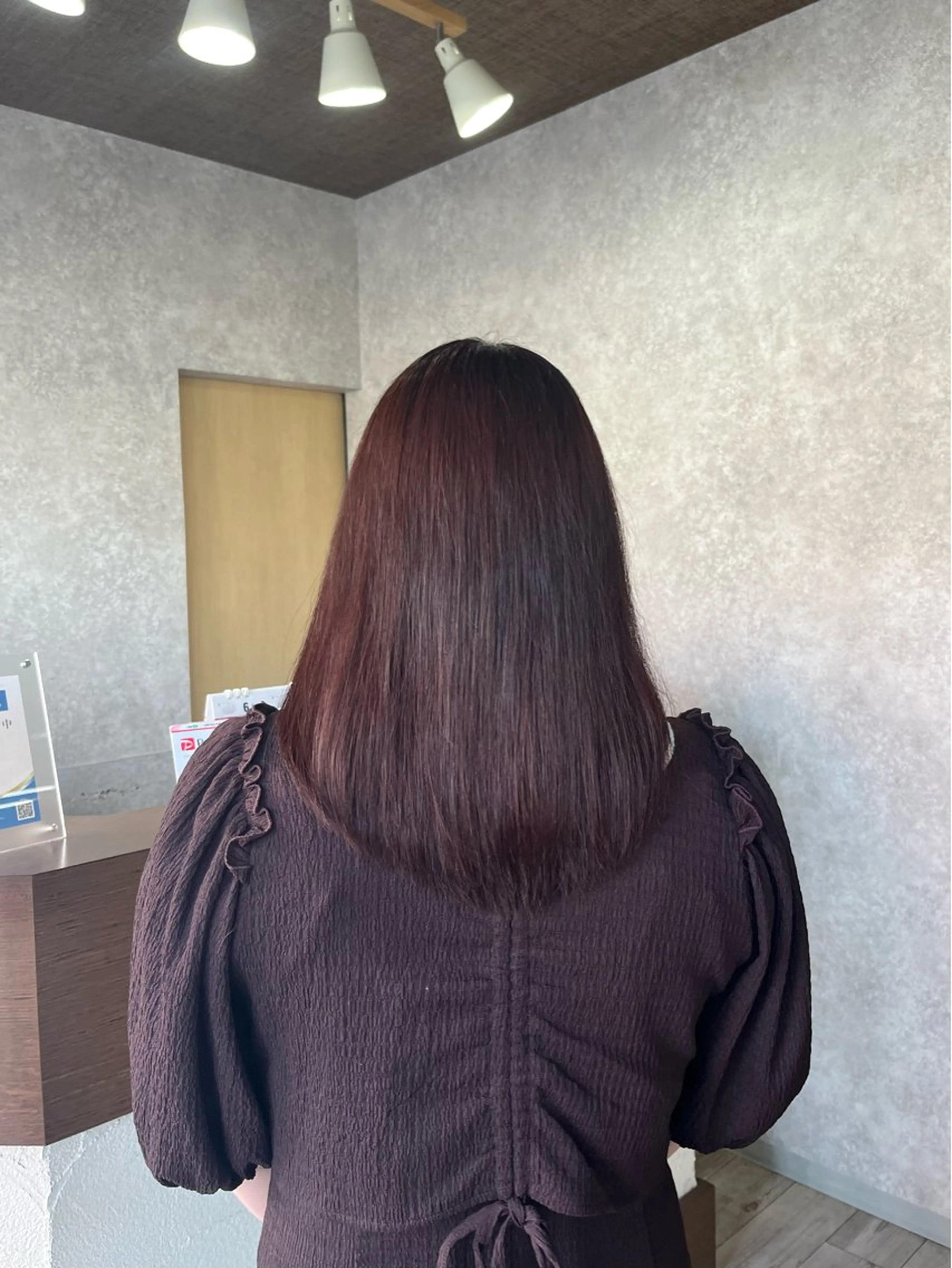 セミロング カラー 村田梨乃/ minim hairのヘアスタイル