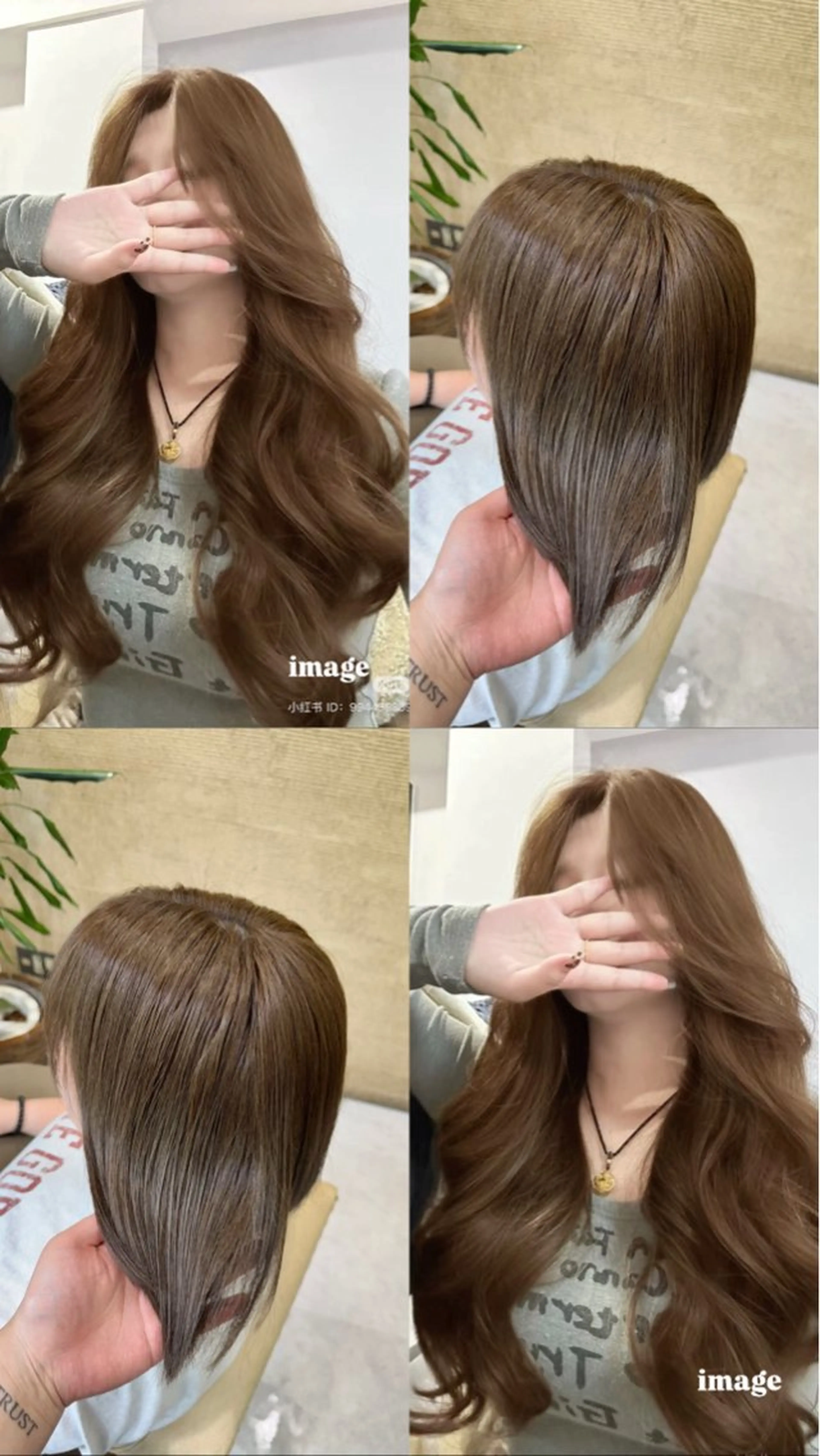 カラー ブラウンカラー 透明感カラー Ouka/Wカラー/ 大人艶カラーのヘアスタイル