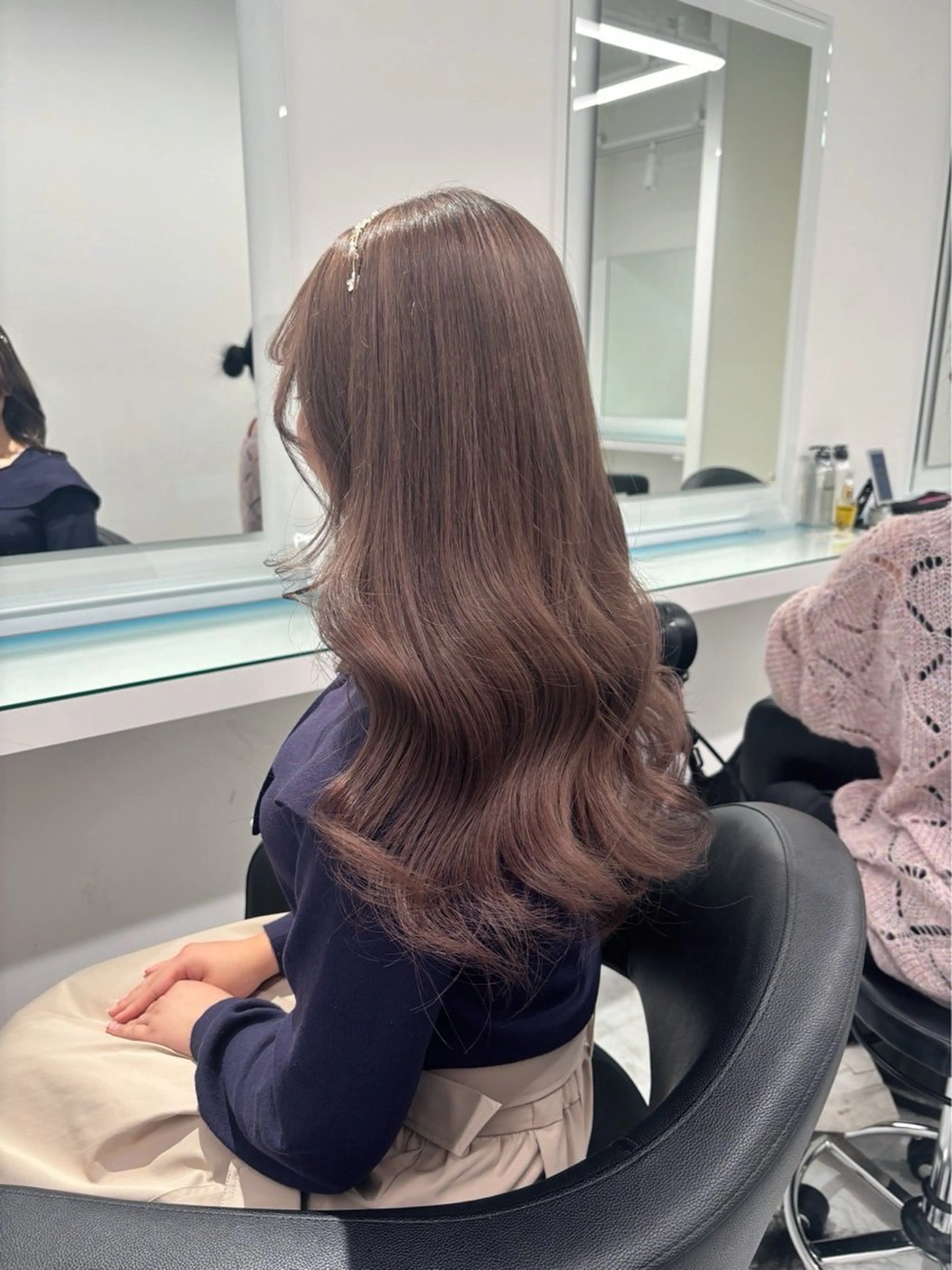 ロング カラー 💖ミルクティー💖 あかり💖のヘアスタイル