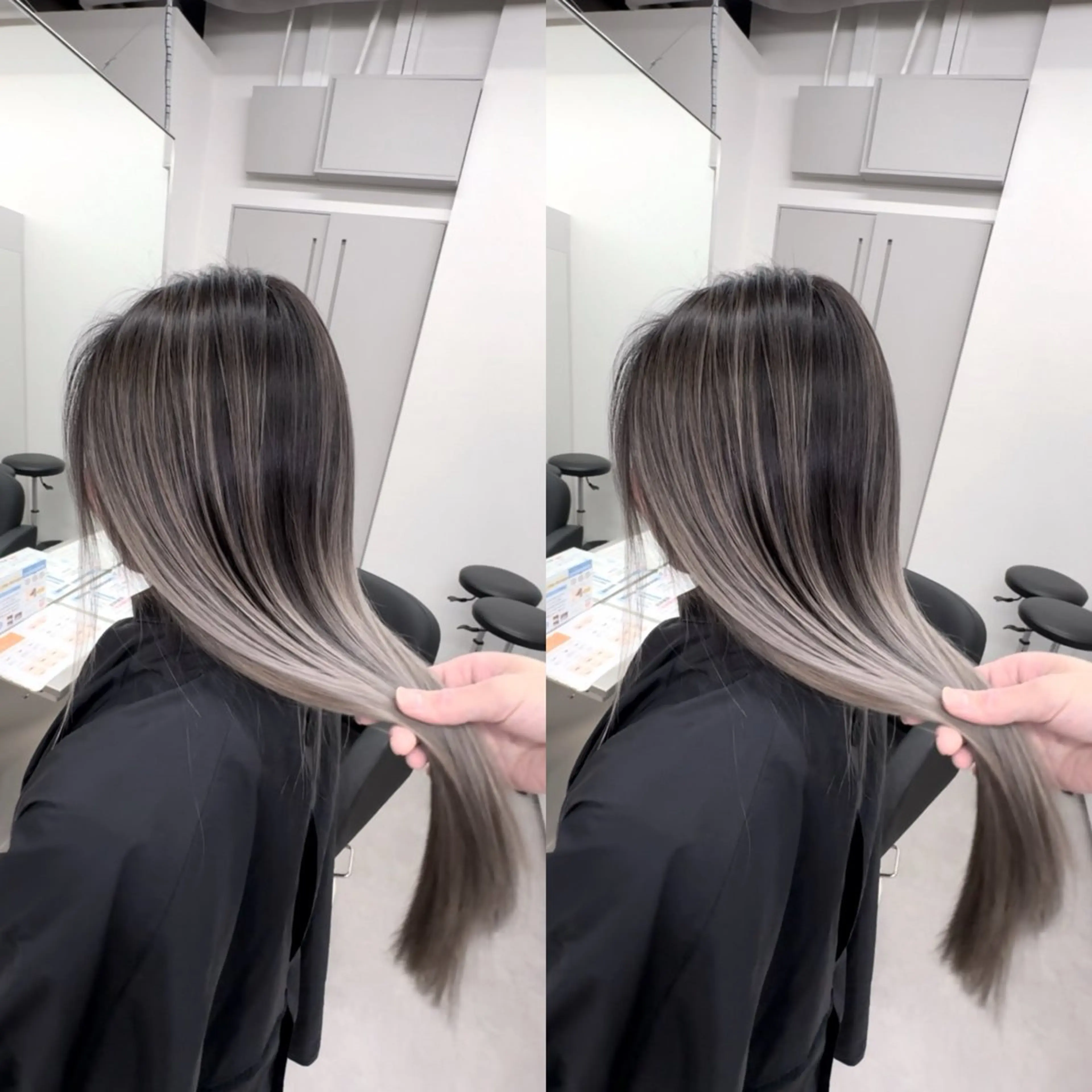 カラー ヘアカラー エクステ シールエクステ/ 美髪カラー/茉央のヘアスタイル