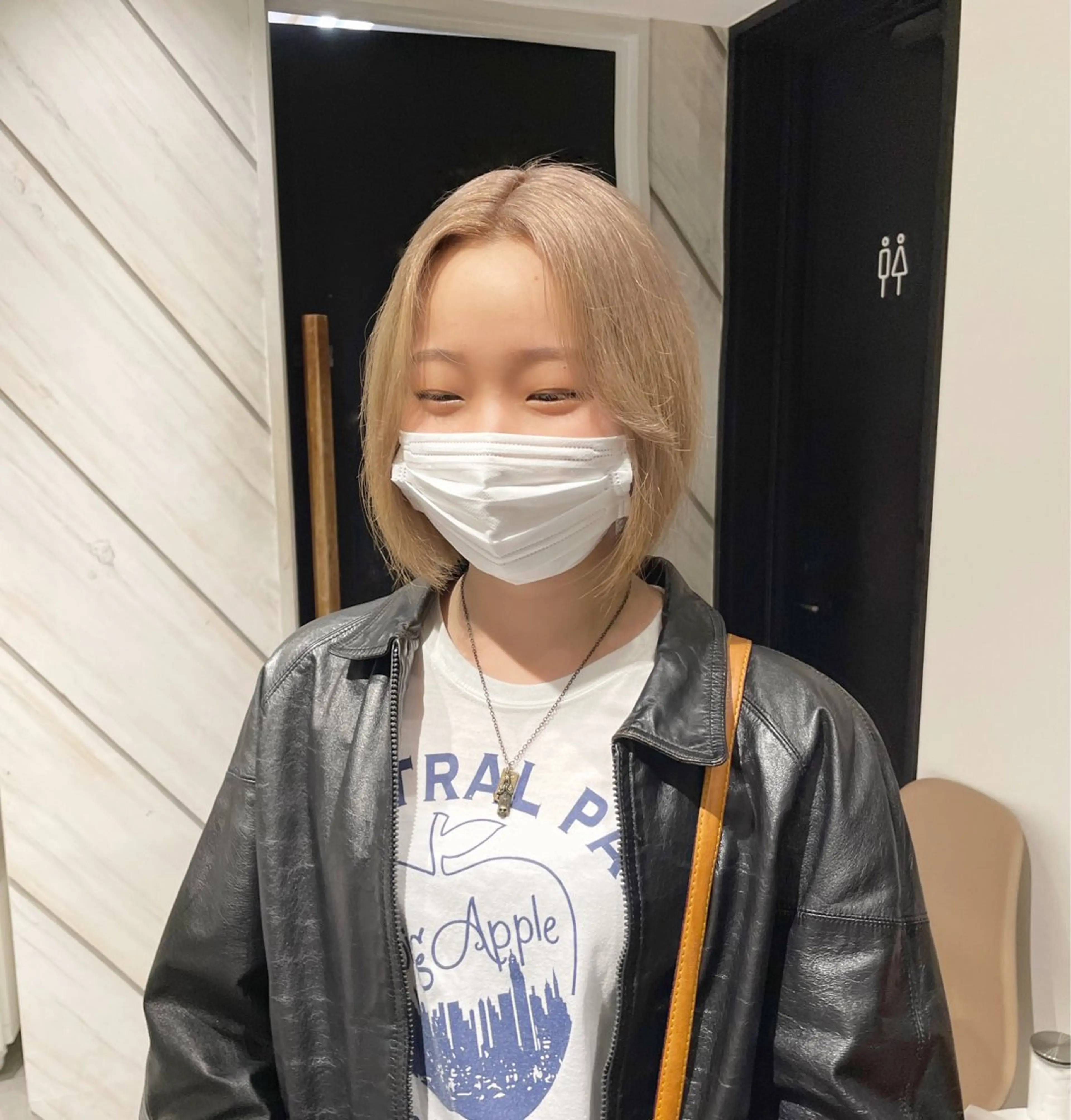 ショート カラー fuka/梅田/ ミルクティーベージュのヘアスタイル