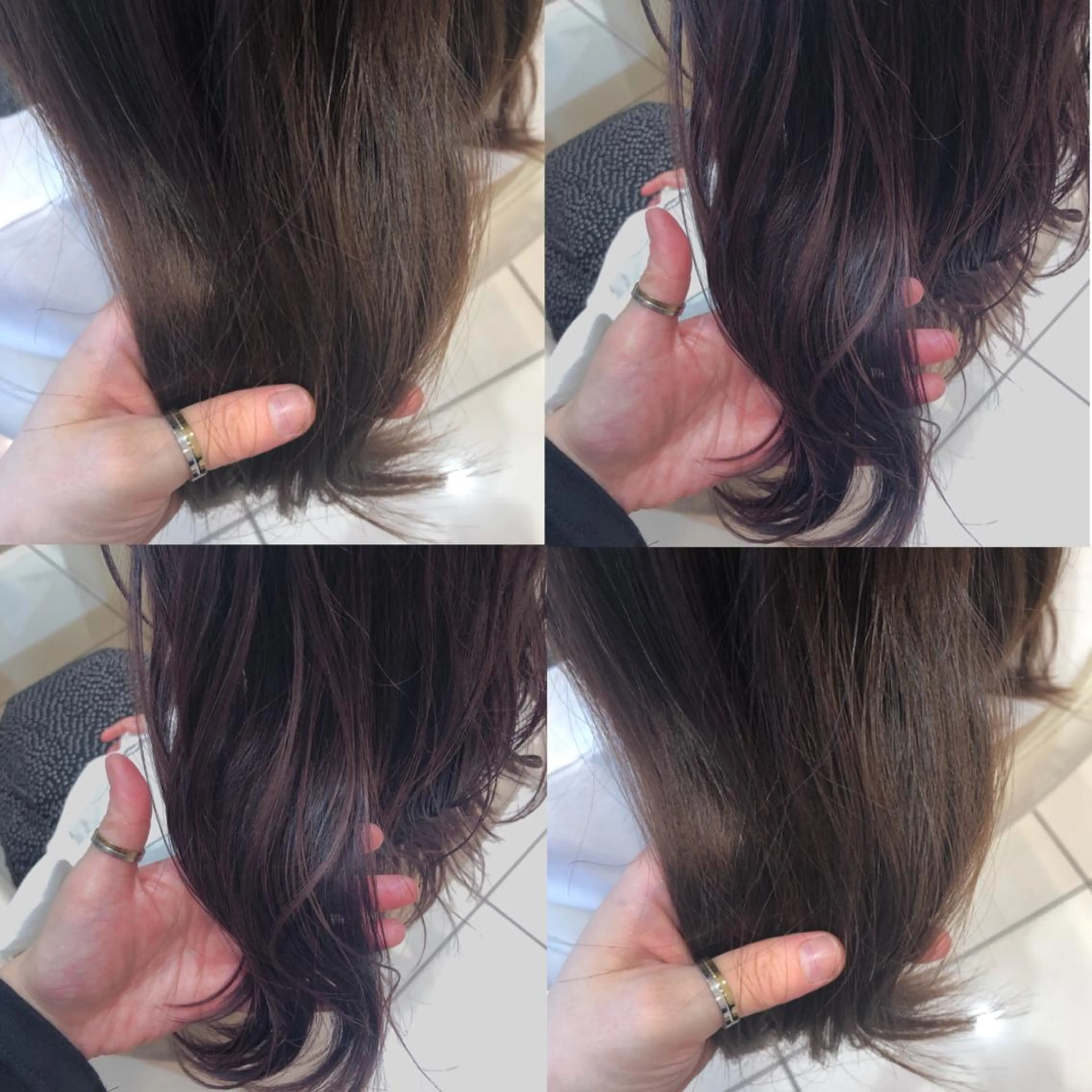 セミロング カラー mahiro 🦎のヘアスタイル