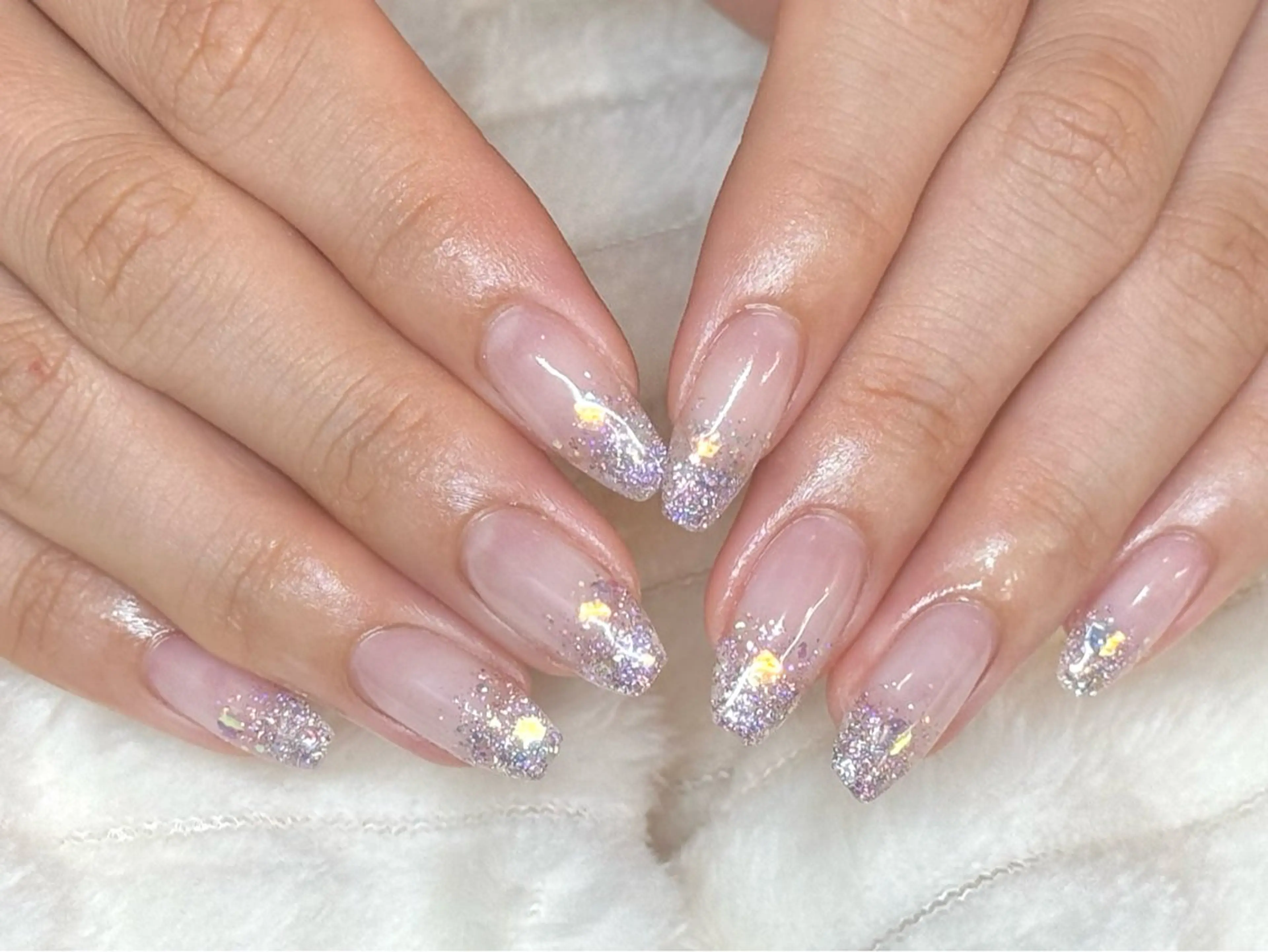 *オフ有*チップ長さ出し込み！ワンカラーorラメグラの写真