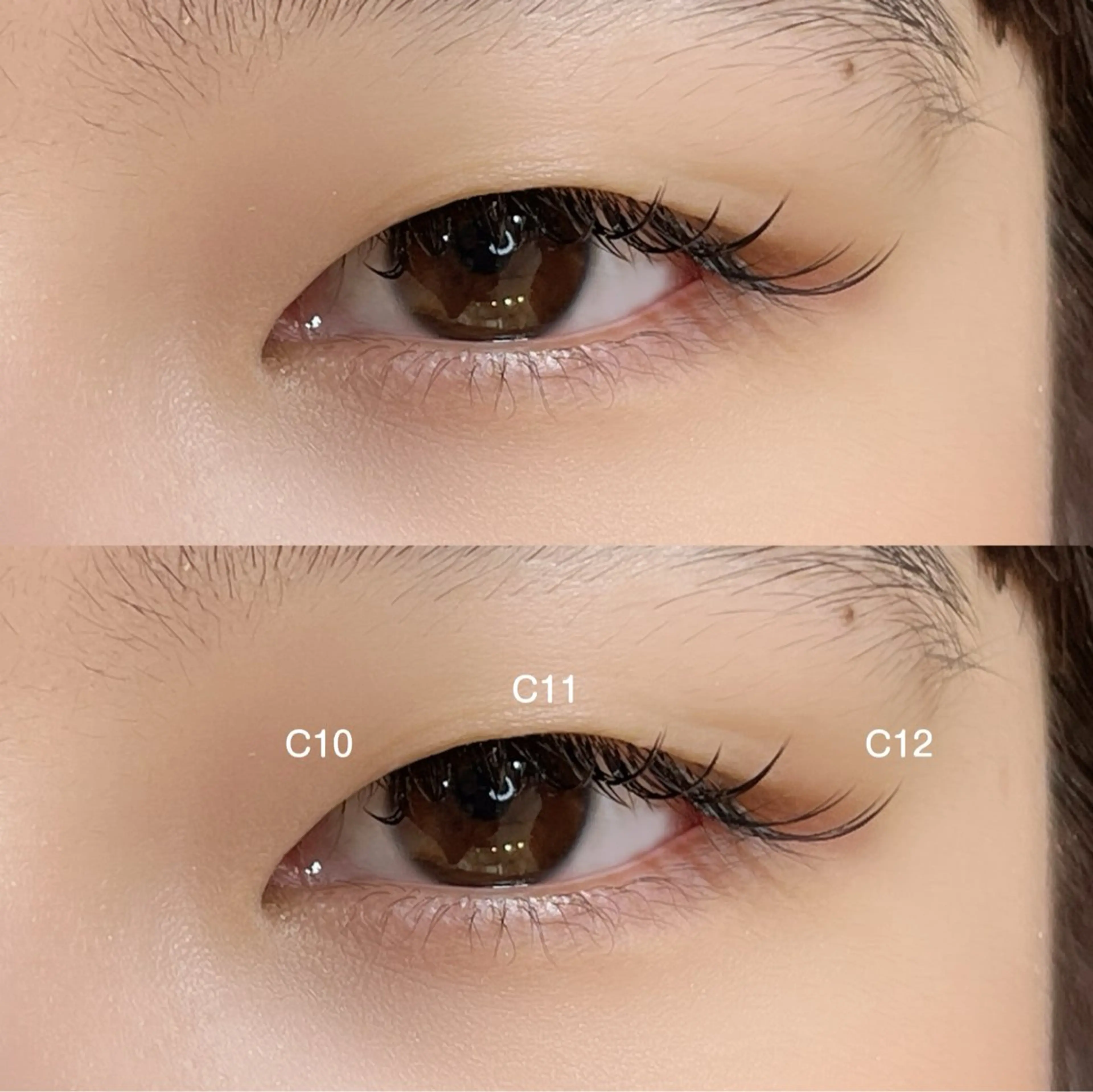 マツエク・マツパ Dカール 目尻長め 一重×まつ毛パーマ NEST eye 🤍reinaのマツエク・マツパデザイン