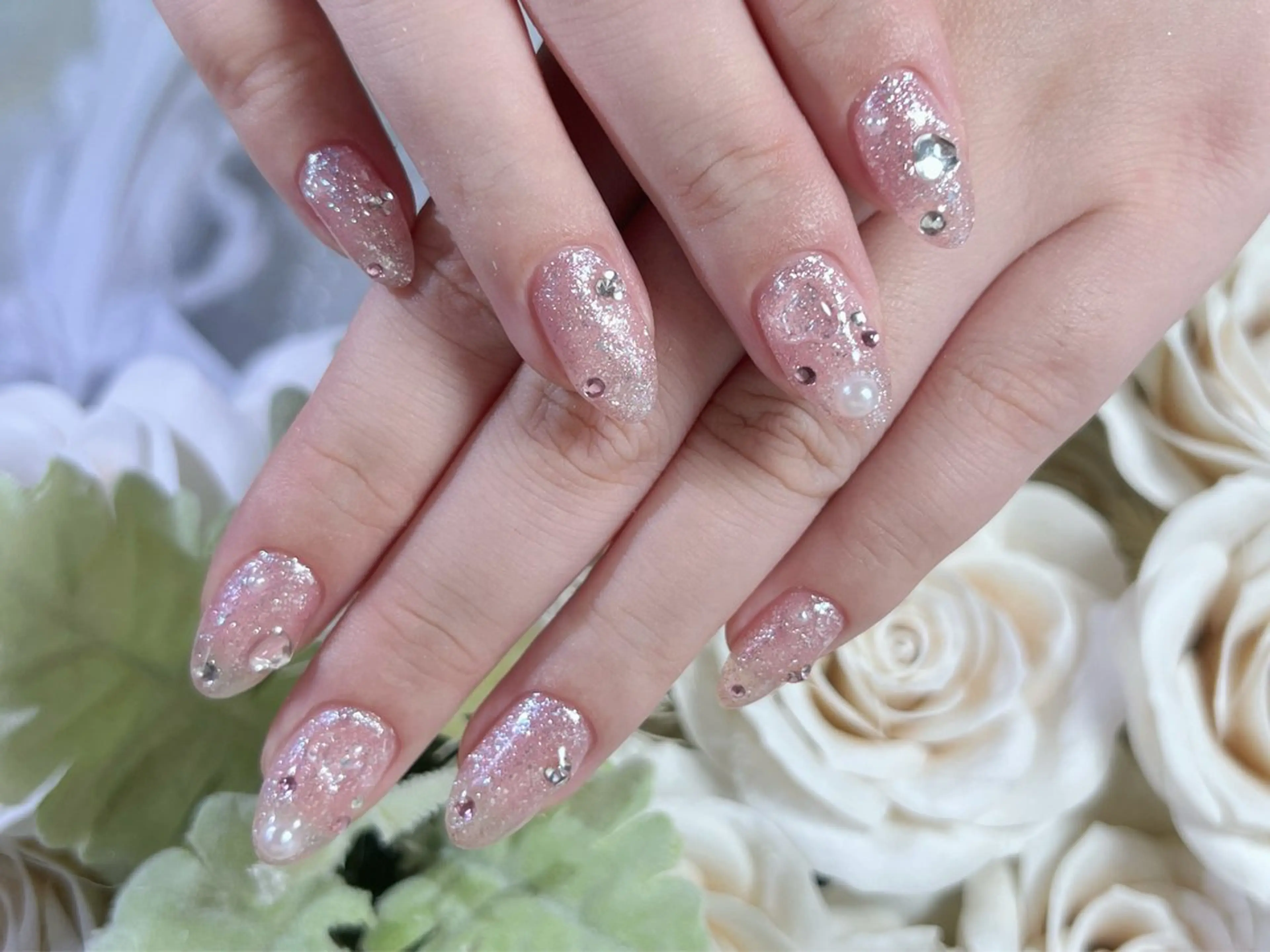 ネイル ロングネイル 持ち込み スカルプネイル ワンホンネイル ハンドネイル Painty所属・Painty nailのネイルデザイン