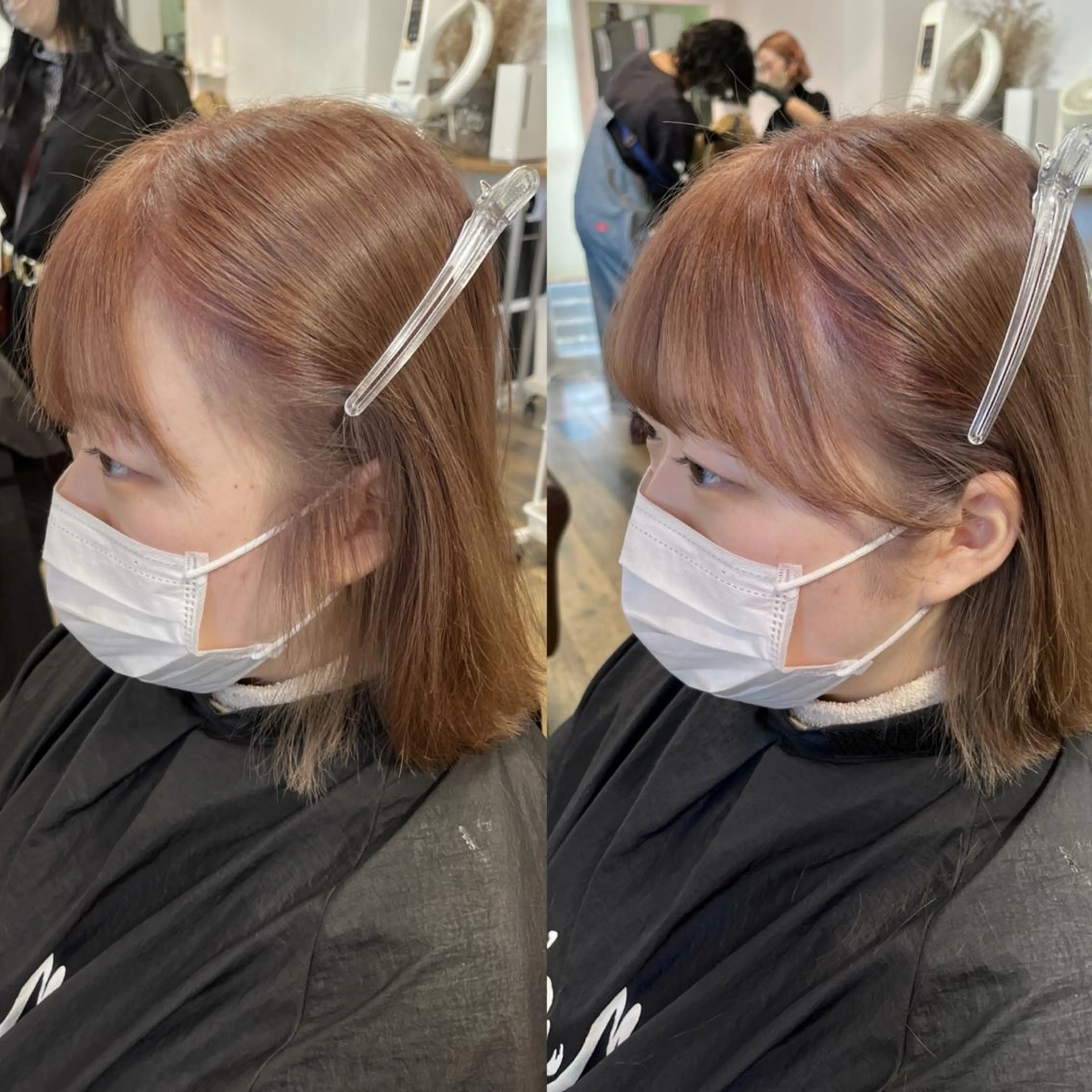 ミディアム 伊藤ゆかり/髪質改善 /透明感カラーのヘアスタイル