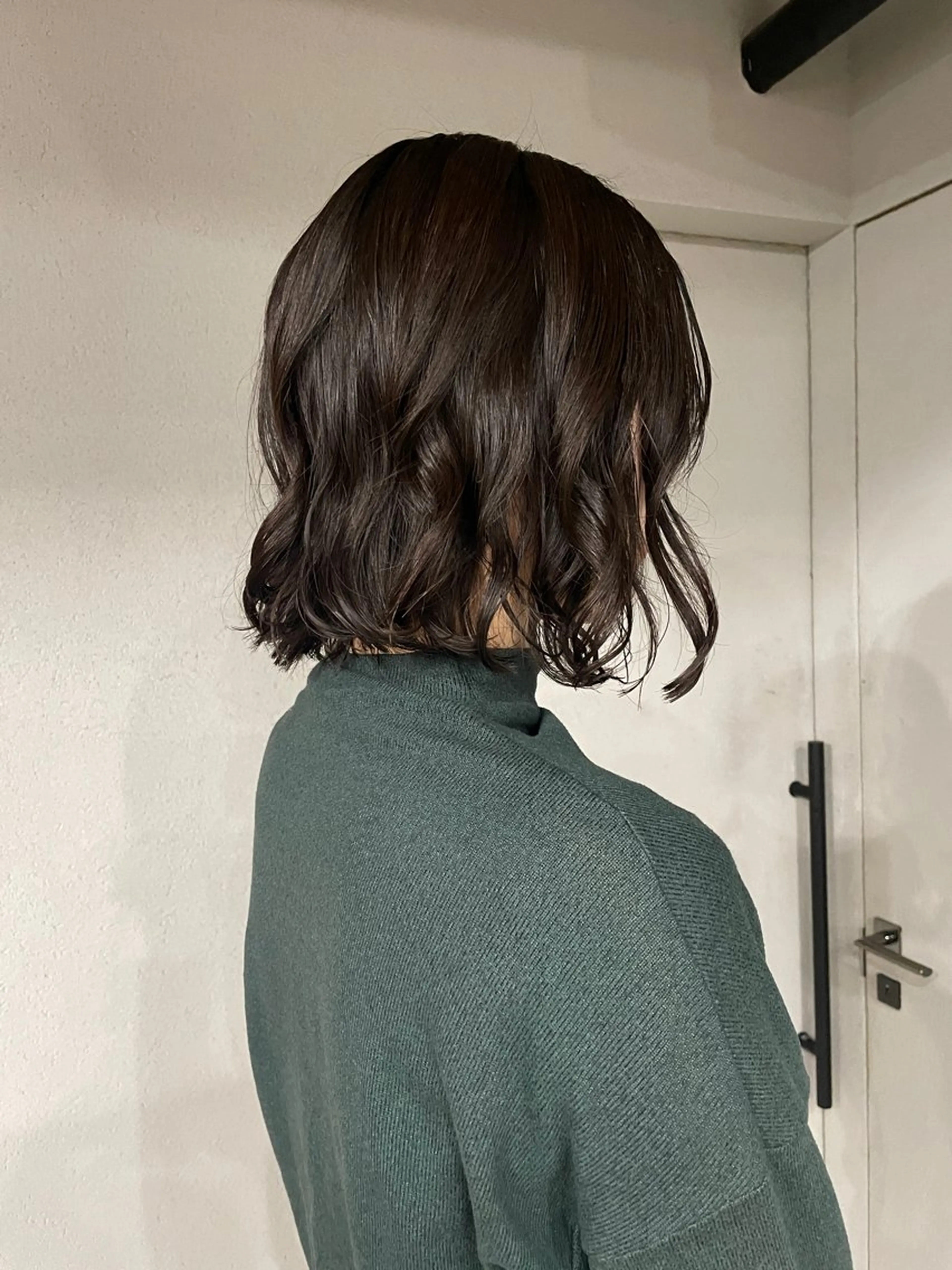 ミディアム カラー パーマ カット パーマ 表参道/髪質改善・ 透明感 colorのヘアスタイル