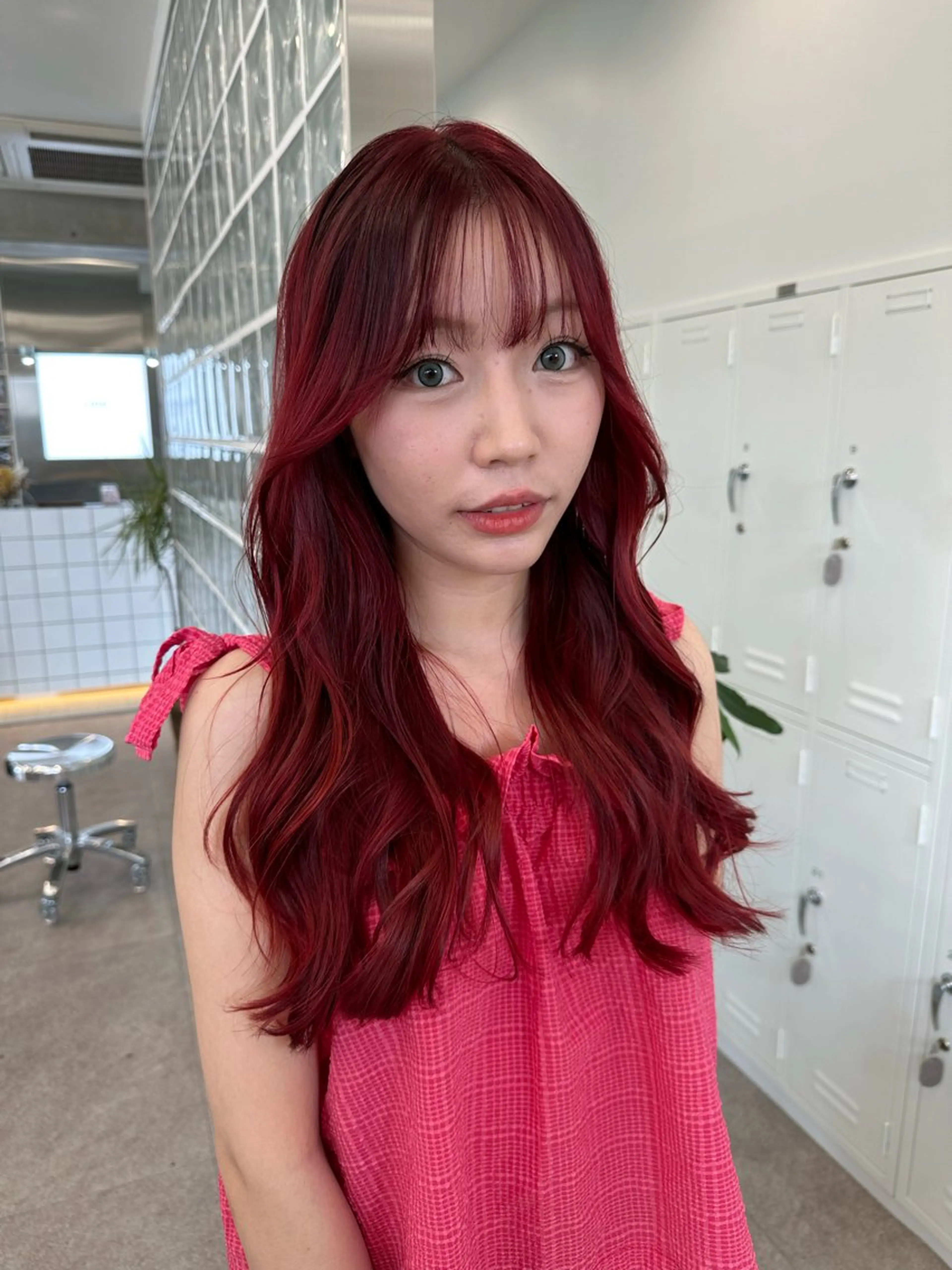 ロング カラー ハイトーンカラー 優海のヘアスタイル