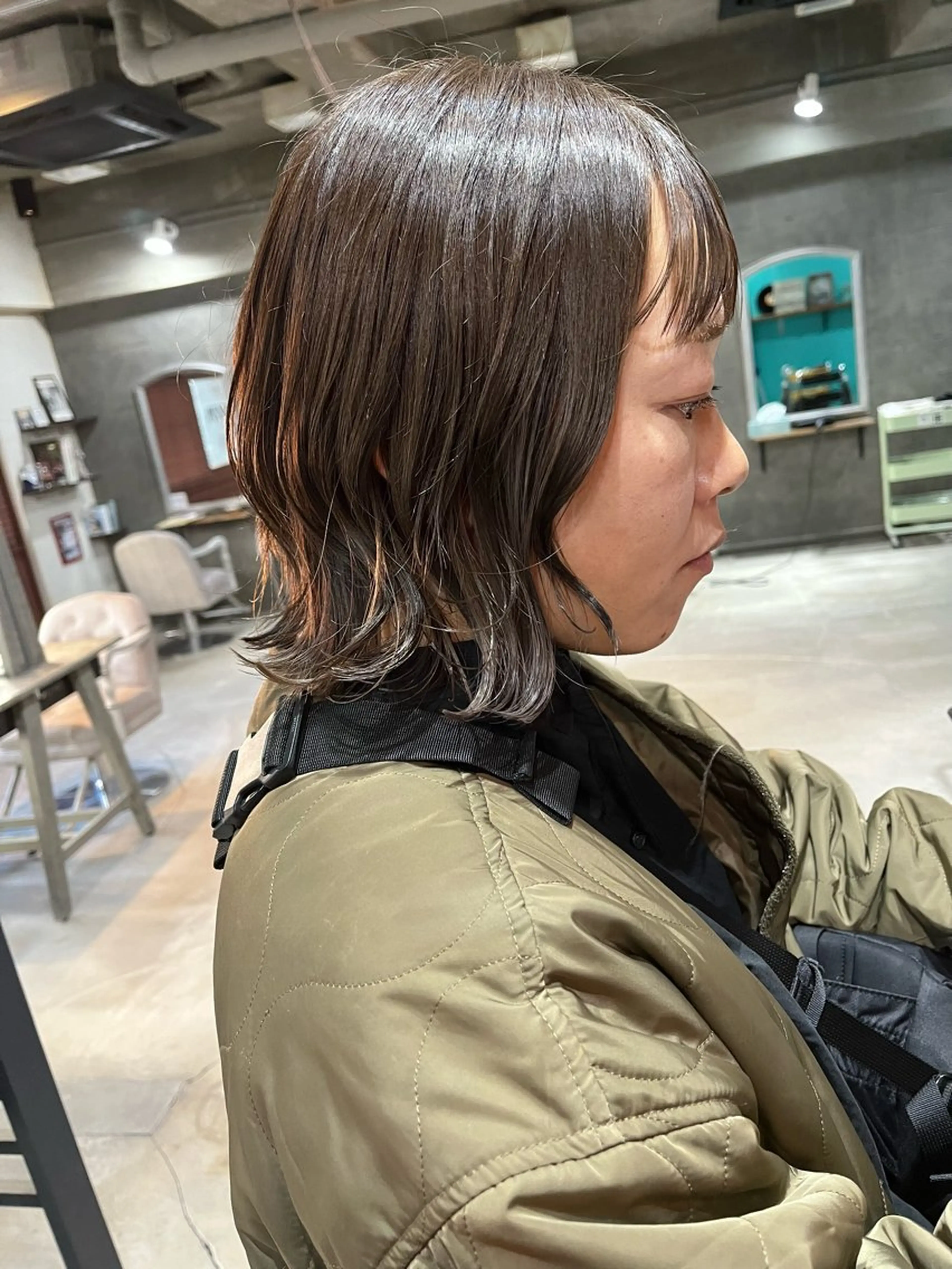 ミディアム カット ヘアカラー トリートメント PENNY所属・阪急塚口駅徒歩5分 PENNY🌼のヘアスタイル