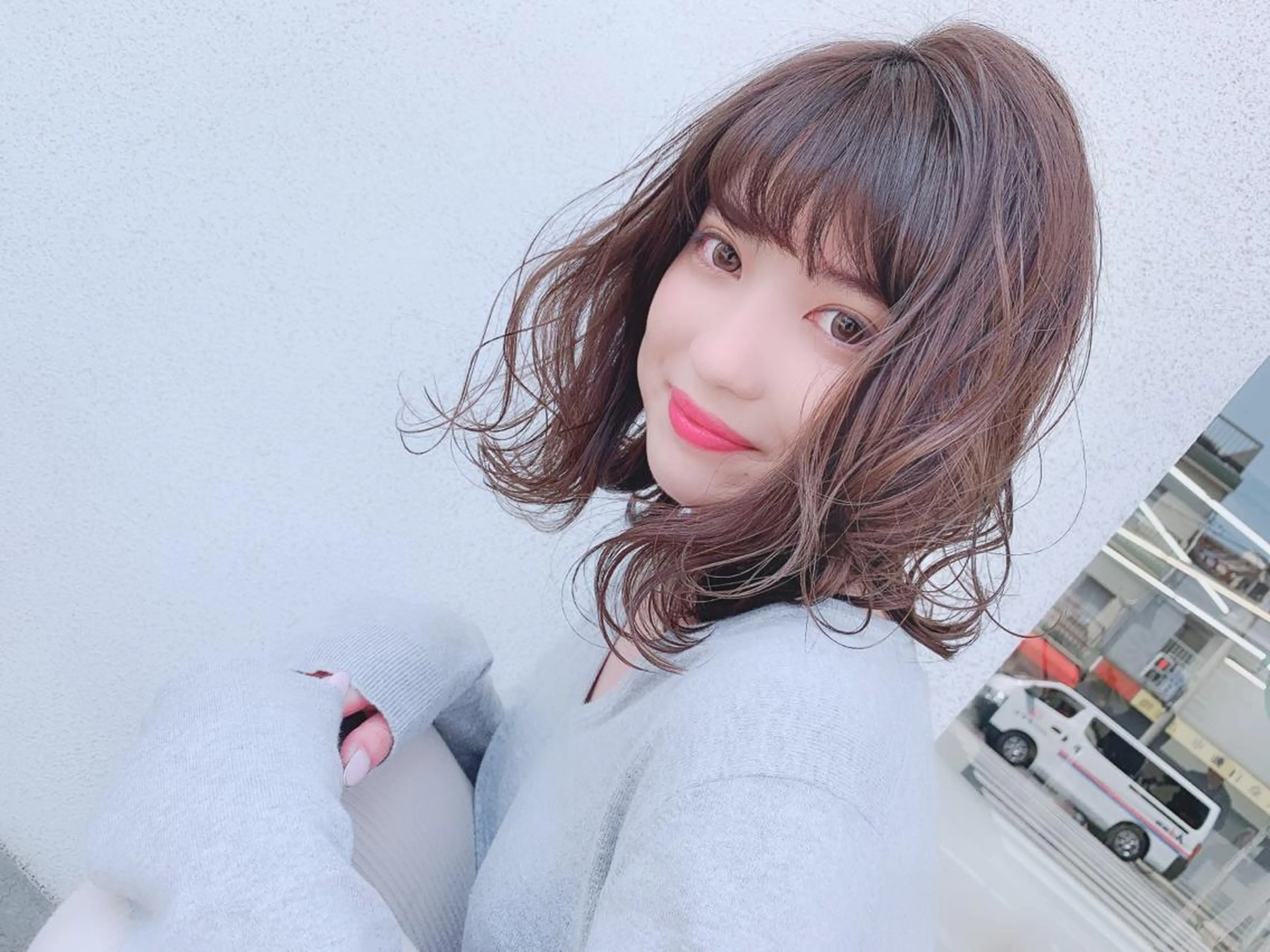 ミディアム カラー ヘアアレンジ 🤍❄️水田 美雪❄️🤍のマツエク・マツパデザイン