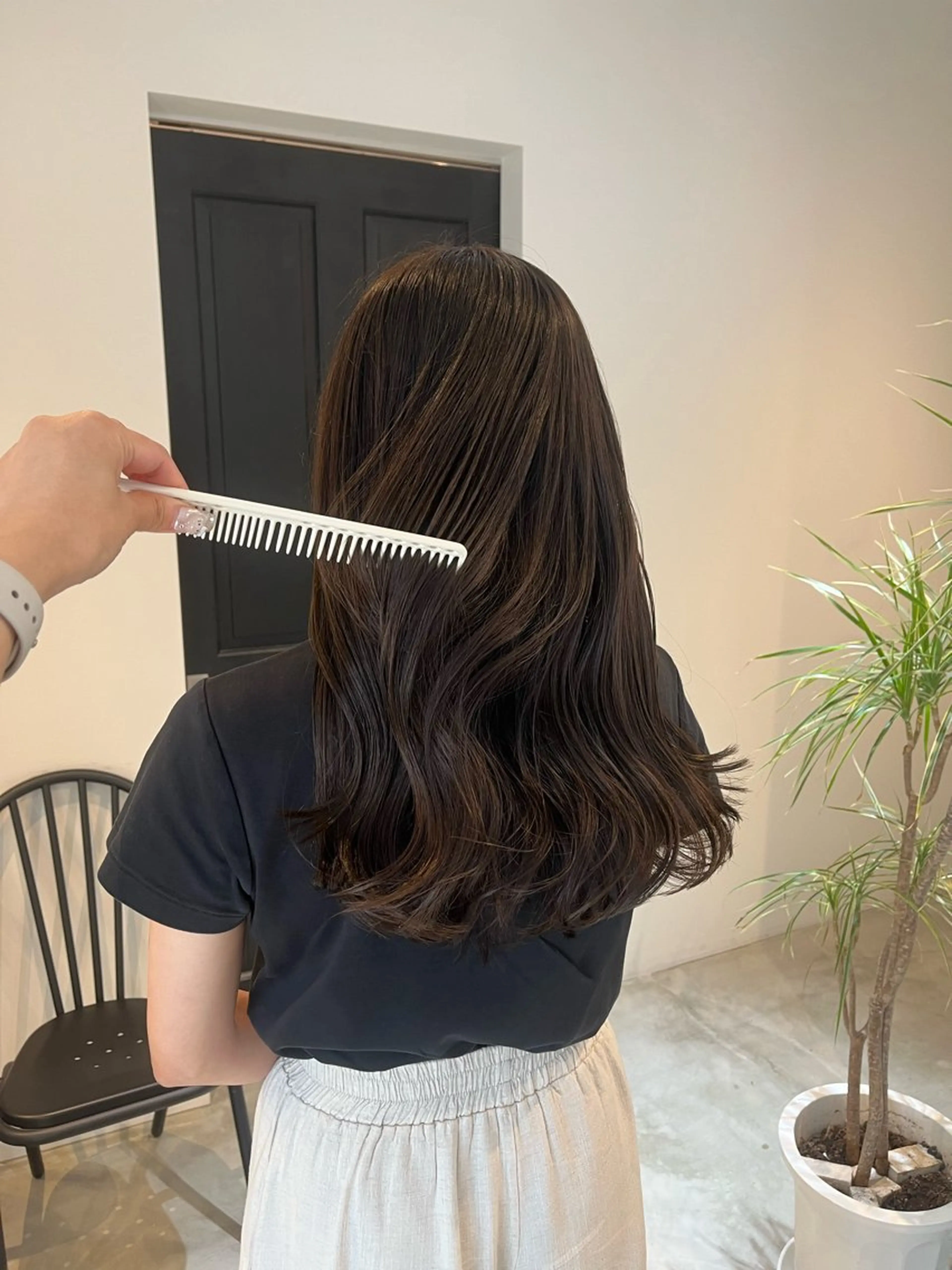 ロング ALLYS 渋谷店所属・最高級の艶のある カラーmei🎨のヘアスタイル