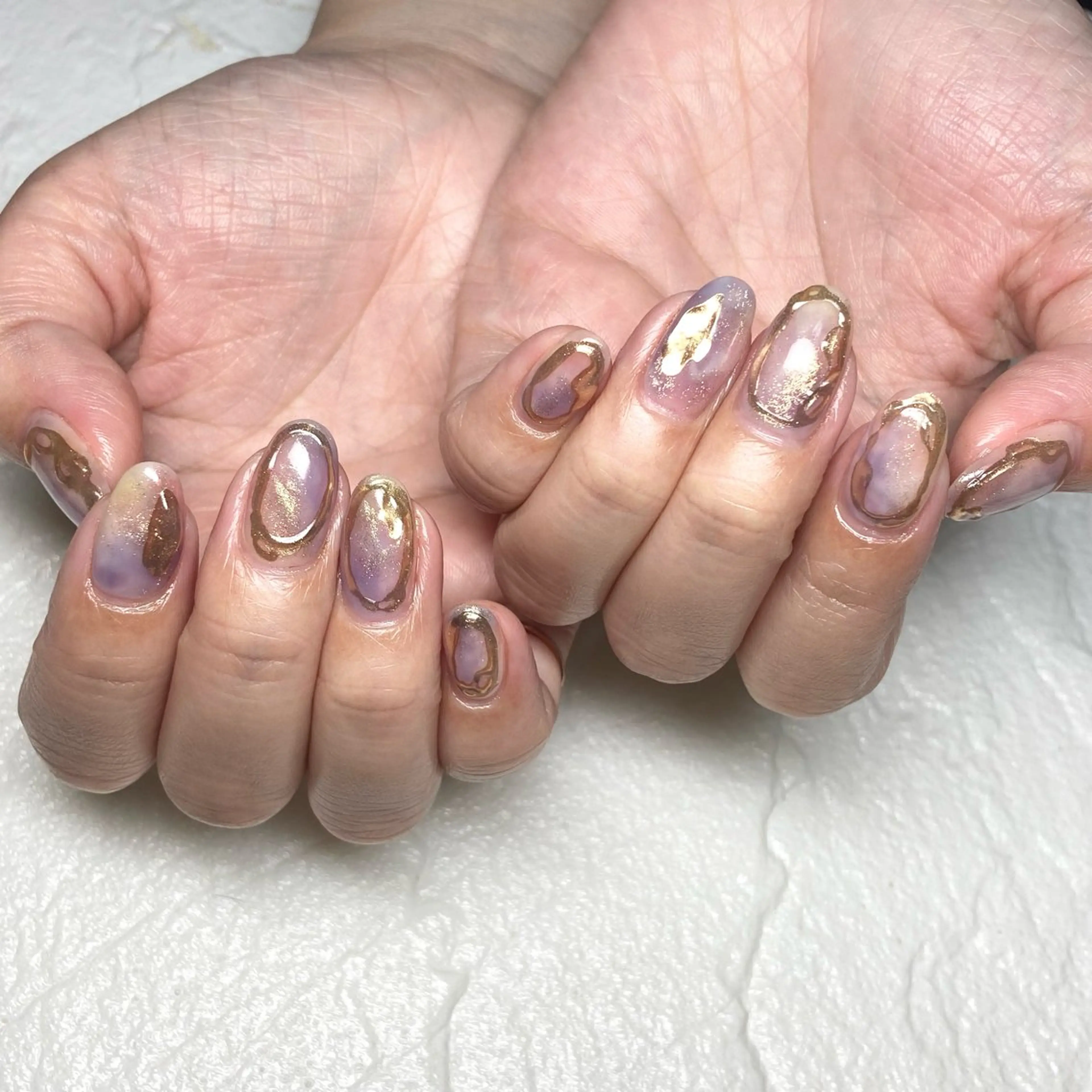 ネイル ニュアンスネイル m美.所属・m美.ーエムミー 【nail&eye】のネイルデザイン