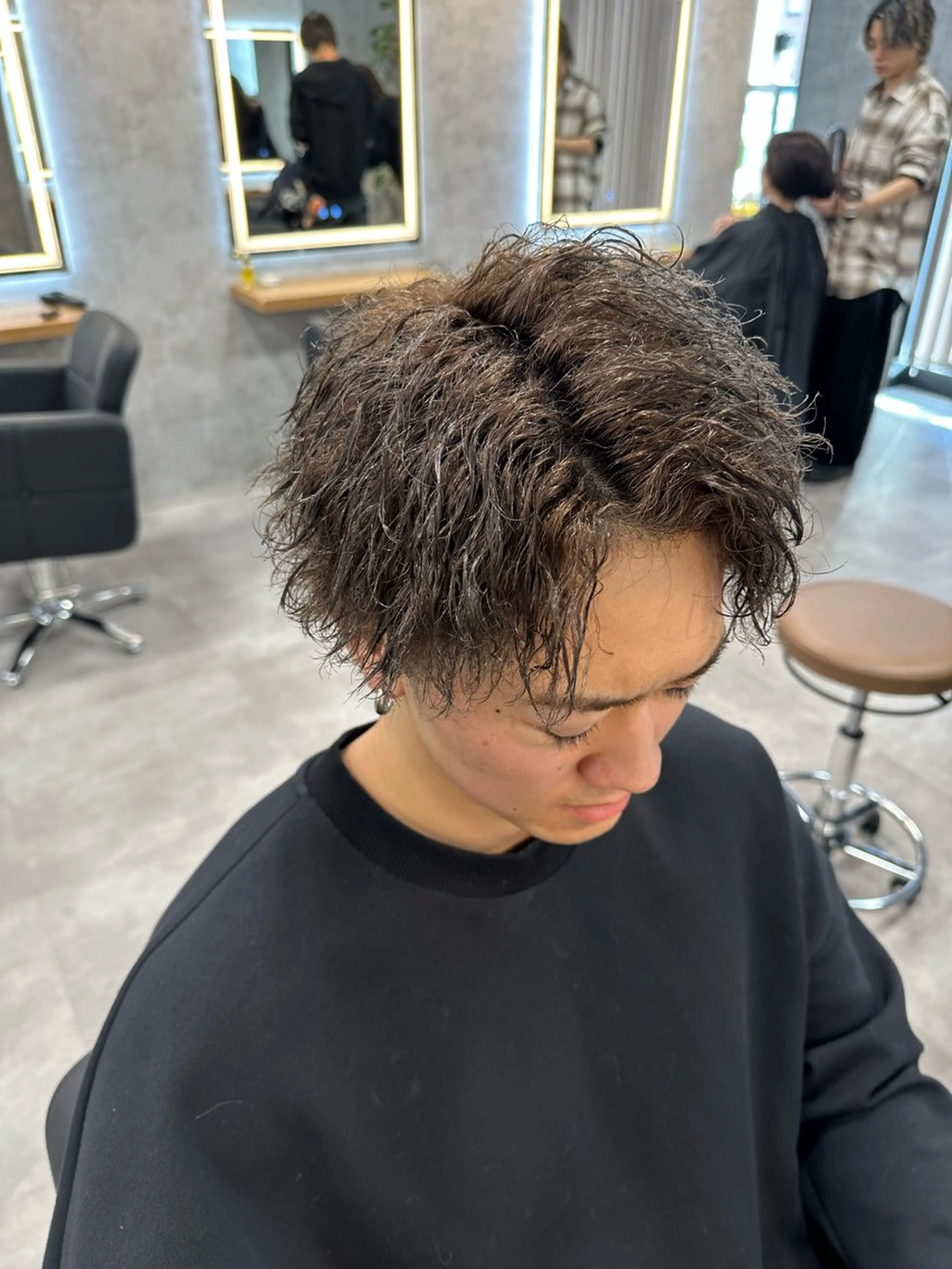 パーマ メンズ カット パーマ 札幌美容室 /光👑のヘアスタイル