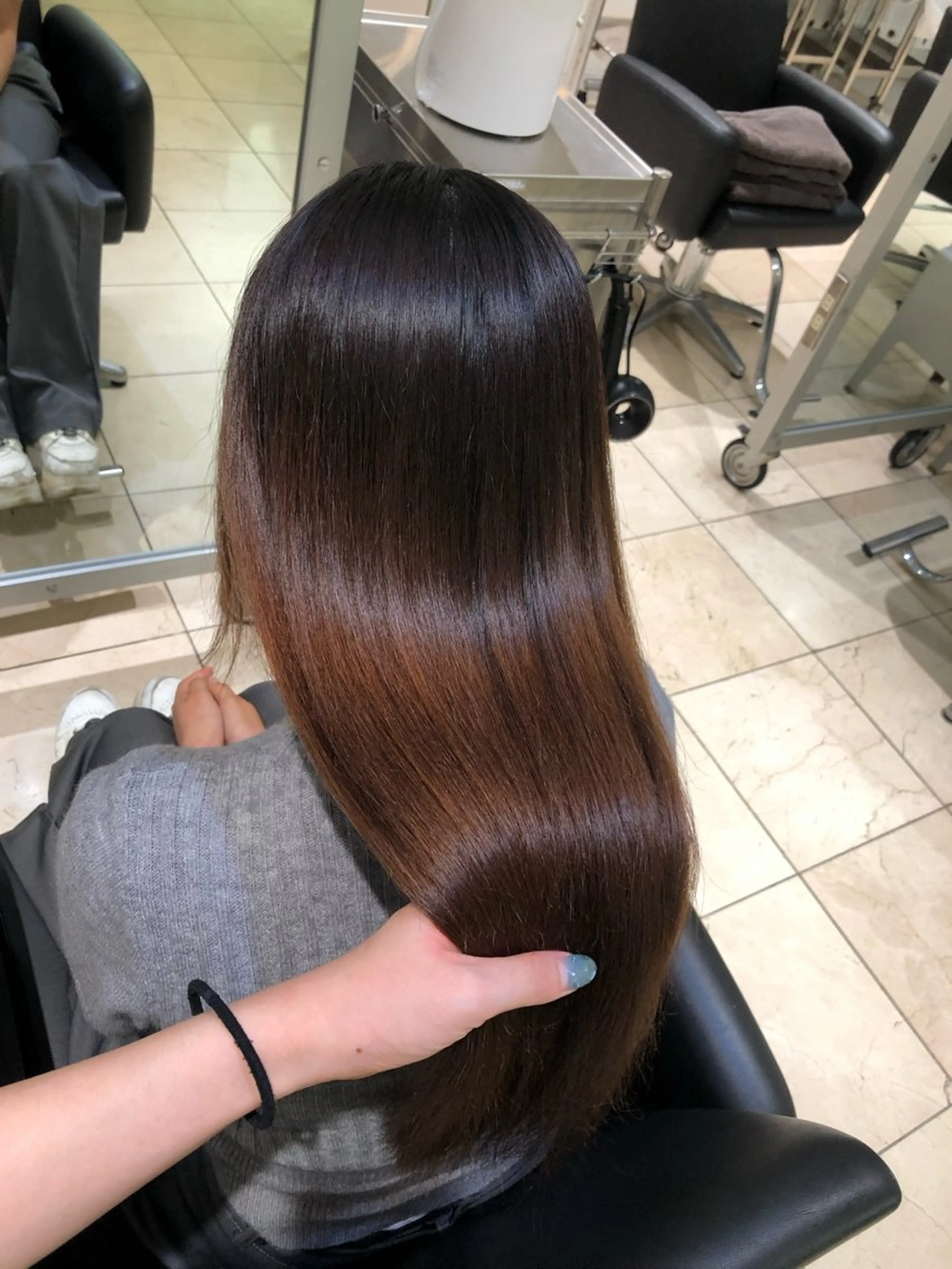 ロング 縮毛矯正 トリートメント Lond  vallee 渋谷店所属・髪質改善/縮毛矯正 /艶カラー/瑞月🌙のヘアスタイル