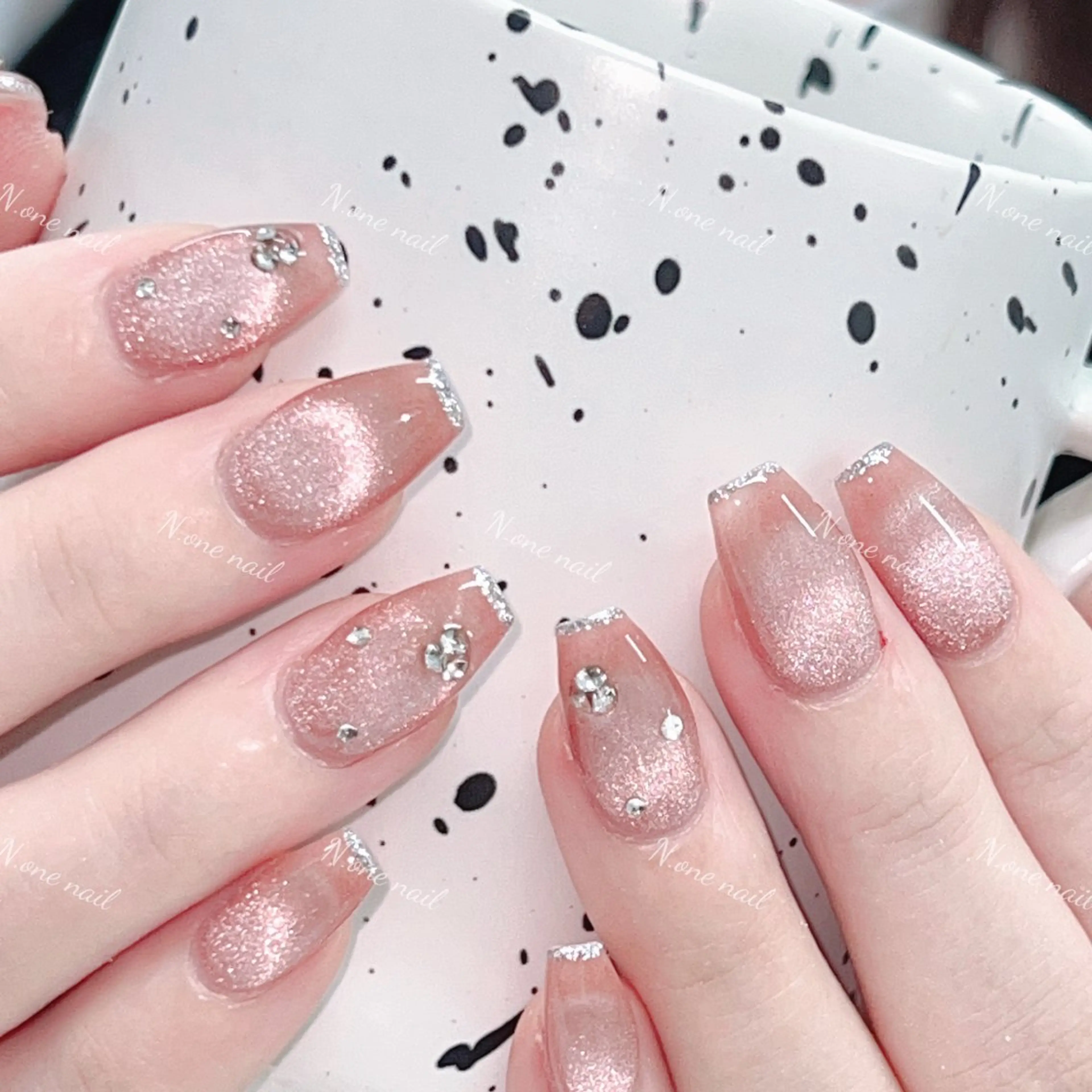 ネイル 長いだし/スカルプ/ パラシェルN.oneのネイルデザイン