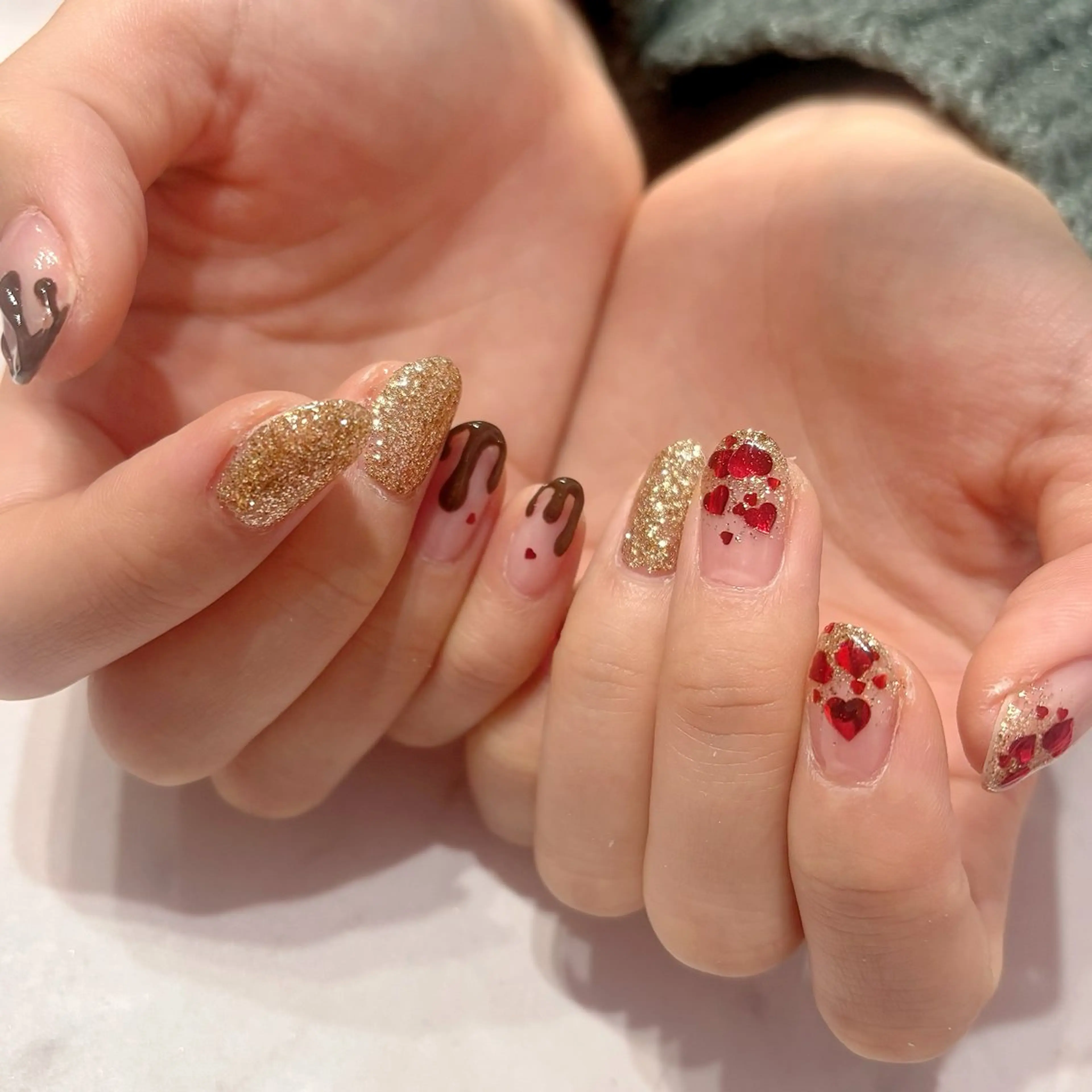 ネイル ハンドネイル あ きのネイルデザイン