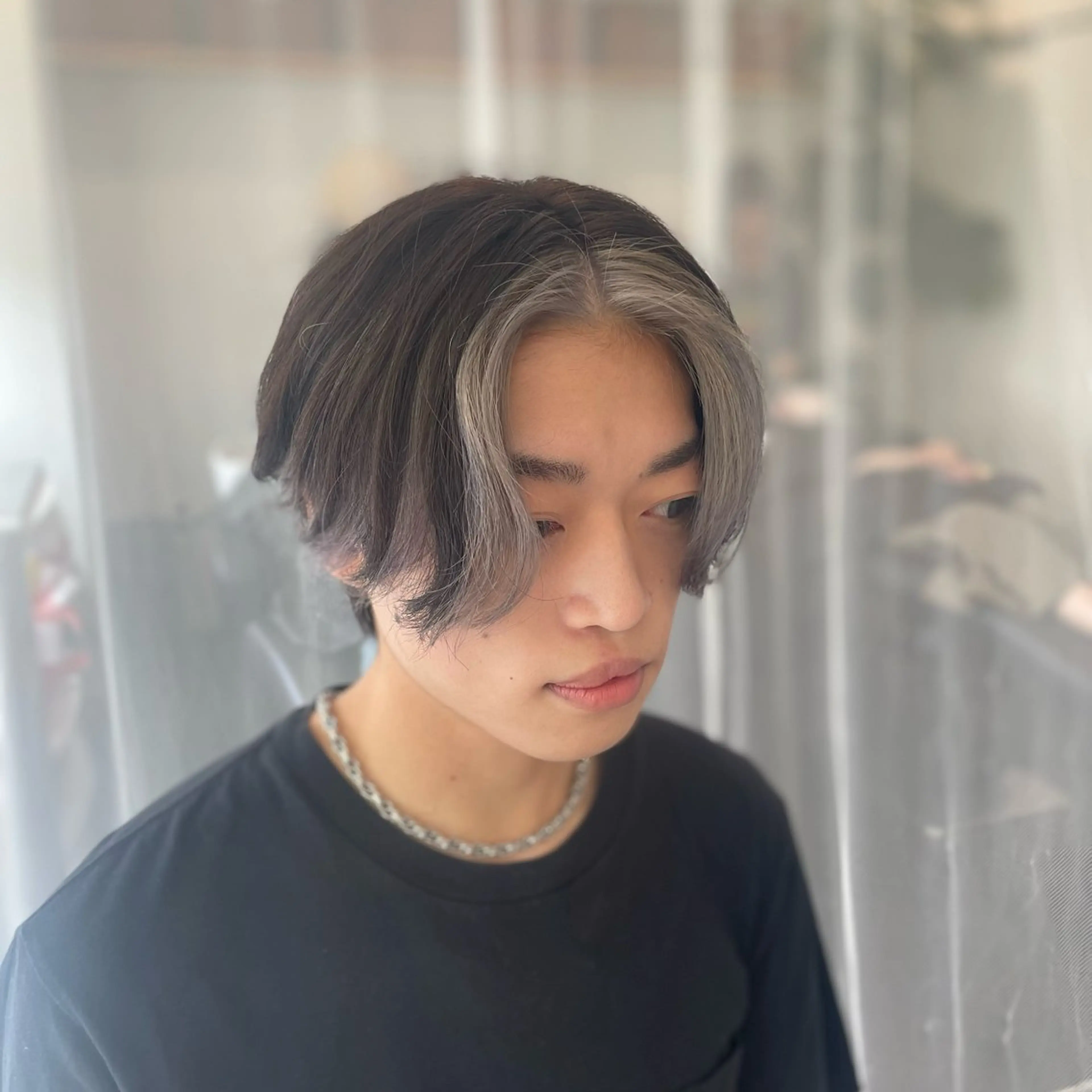 カラー メンズ メンズインナーカラー インナーカラー ヘアカラー トリートメント GaKu/ハイトーン /ブリーチ/レイヤーのヘアスタイル