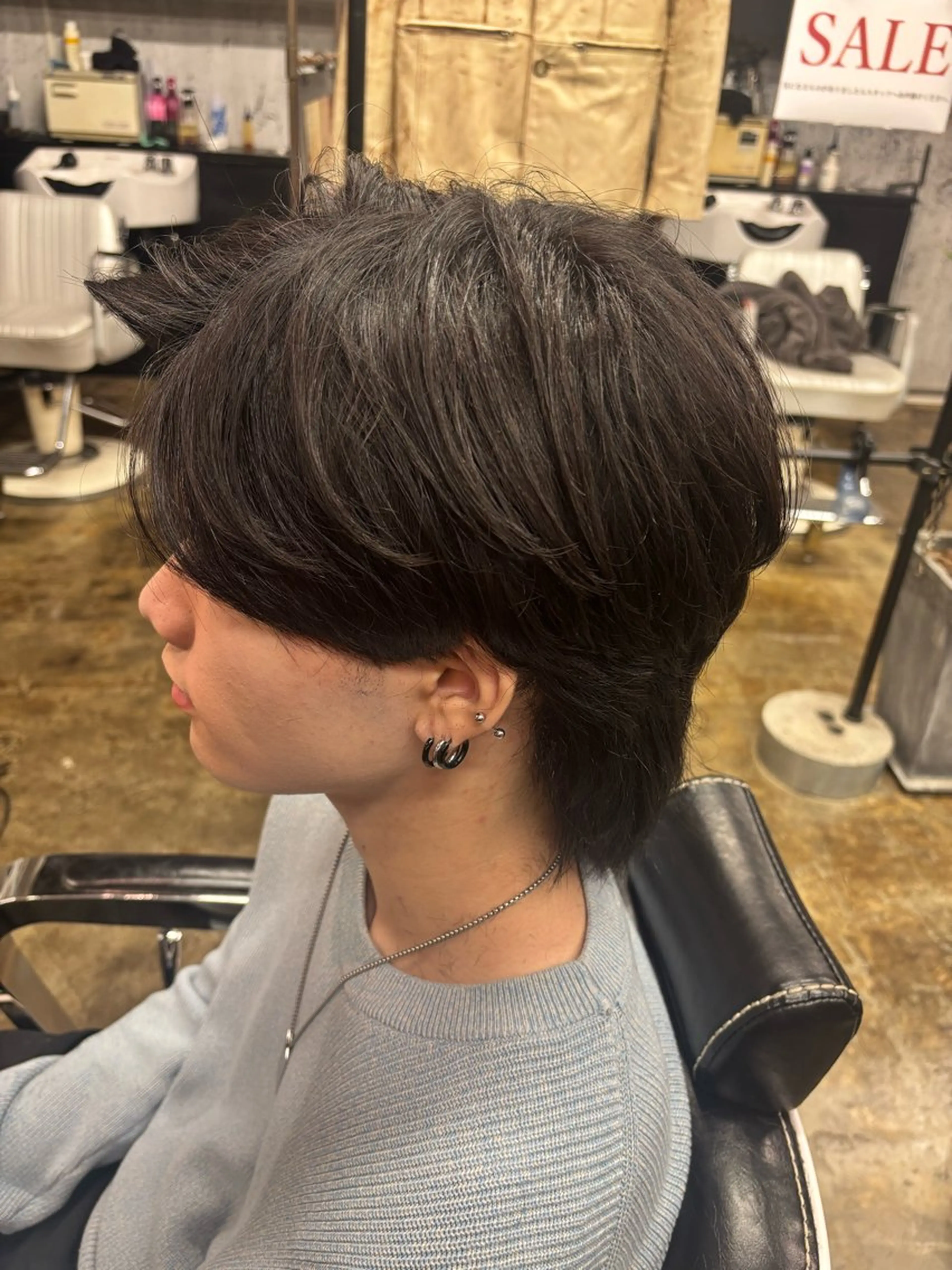 セミロング メンズ OPUS  CREER所属・小室 友香のヘアスタイル