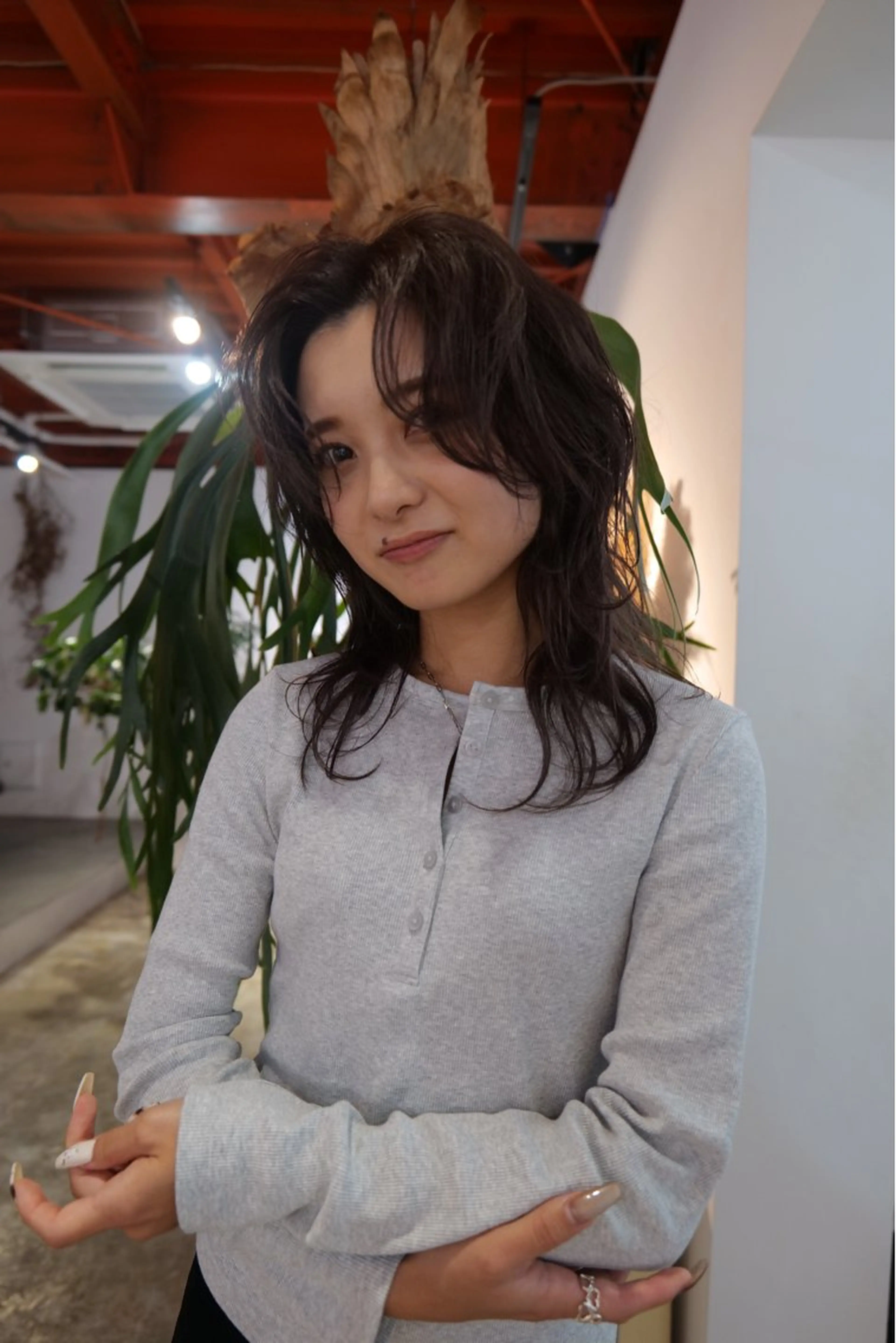 セミロング パーマ カット ヘアカラー トリートメント パーマ特化/藤沢 /湘南/HYOのヘアスタイル