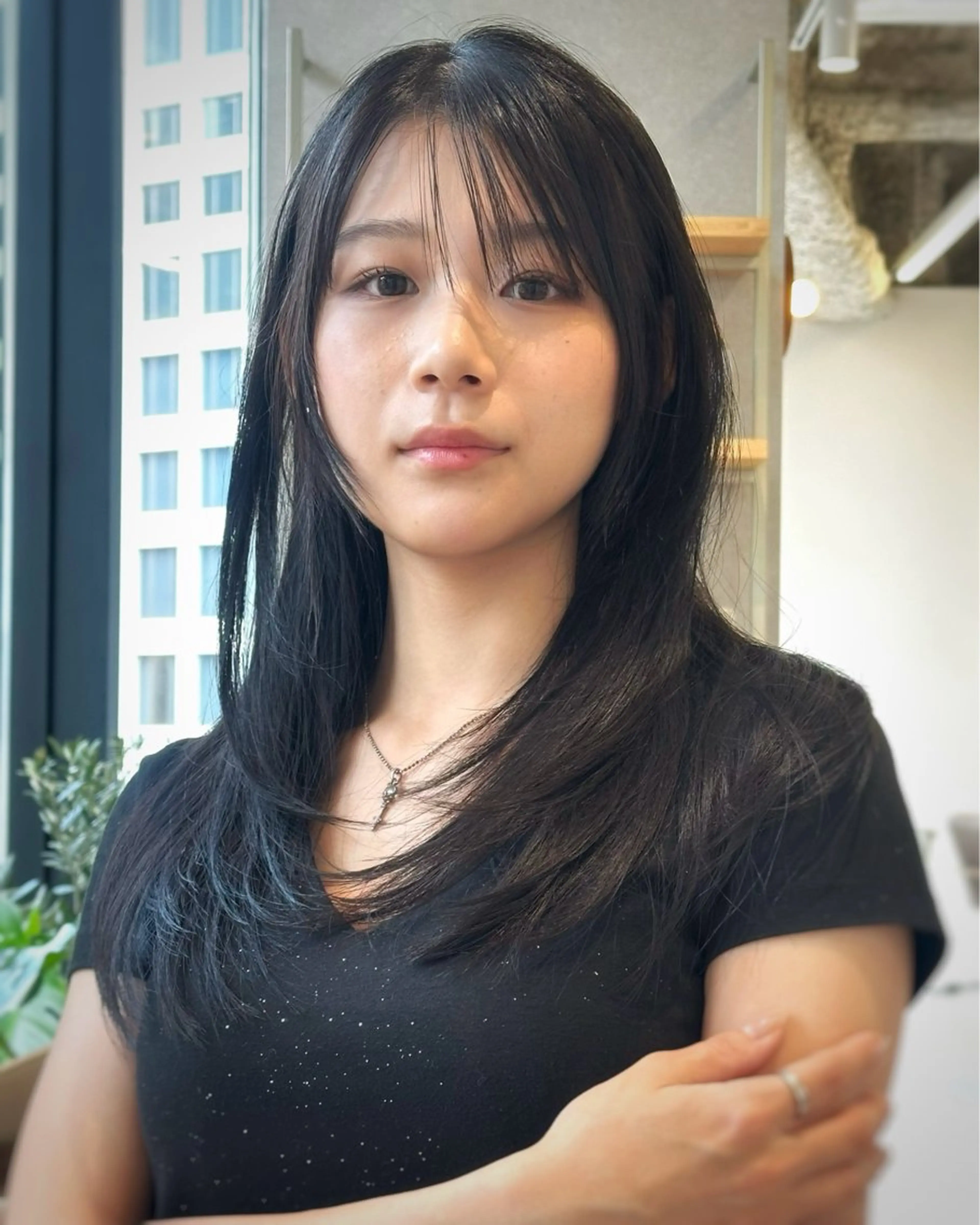 ロング カット ヘアカラー トリートメント SENJYU所属・貴方以上に貴方の髪を 想う🌕野口昴夢のヘアスタイル