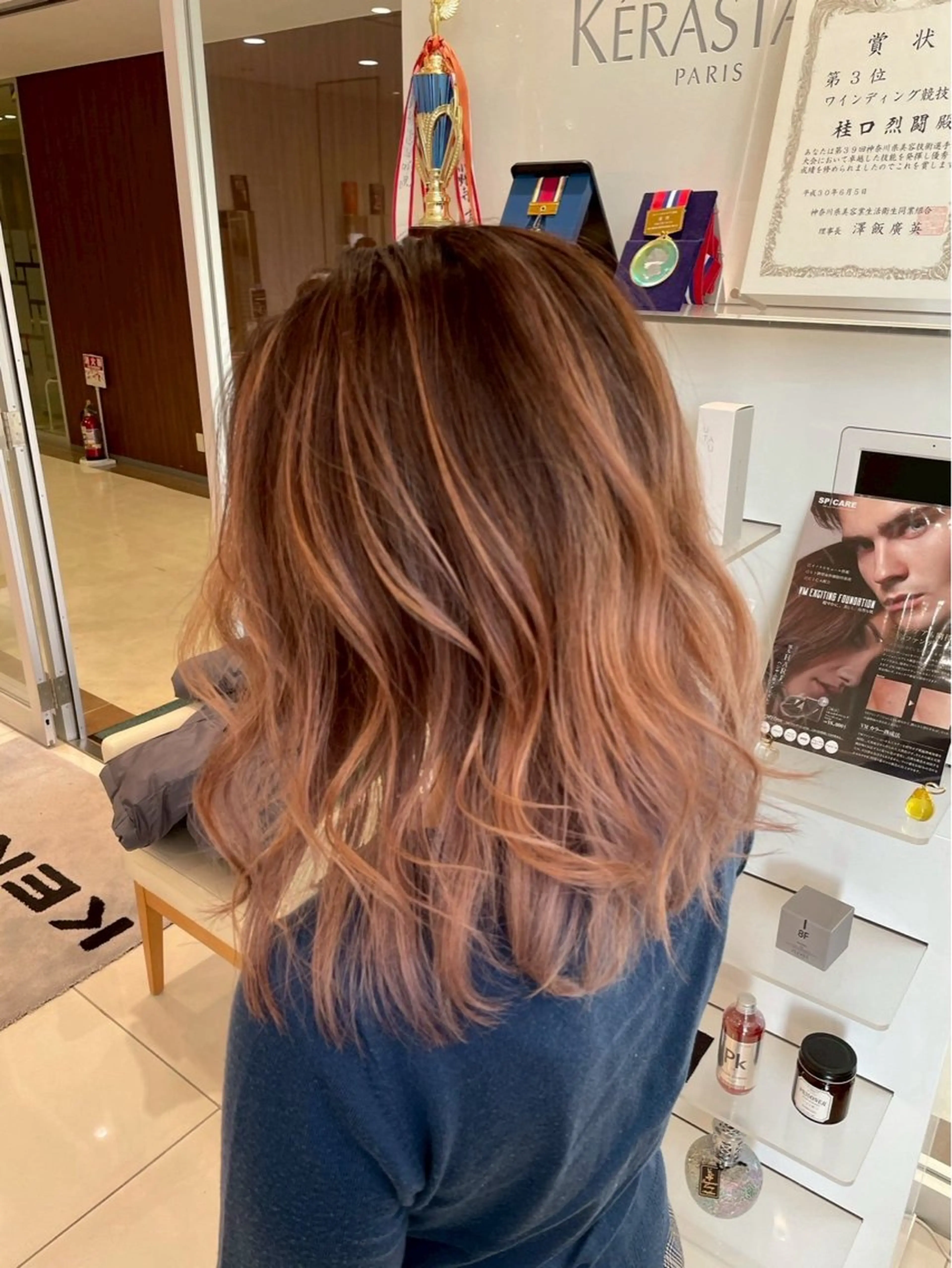 艶出しワンカラー✨💖+クイックトリートメントorヘッドスパ10分、白髪染め可‼️の写真