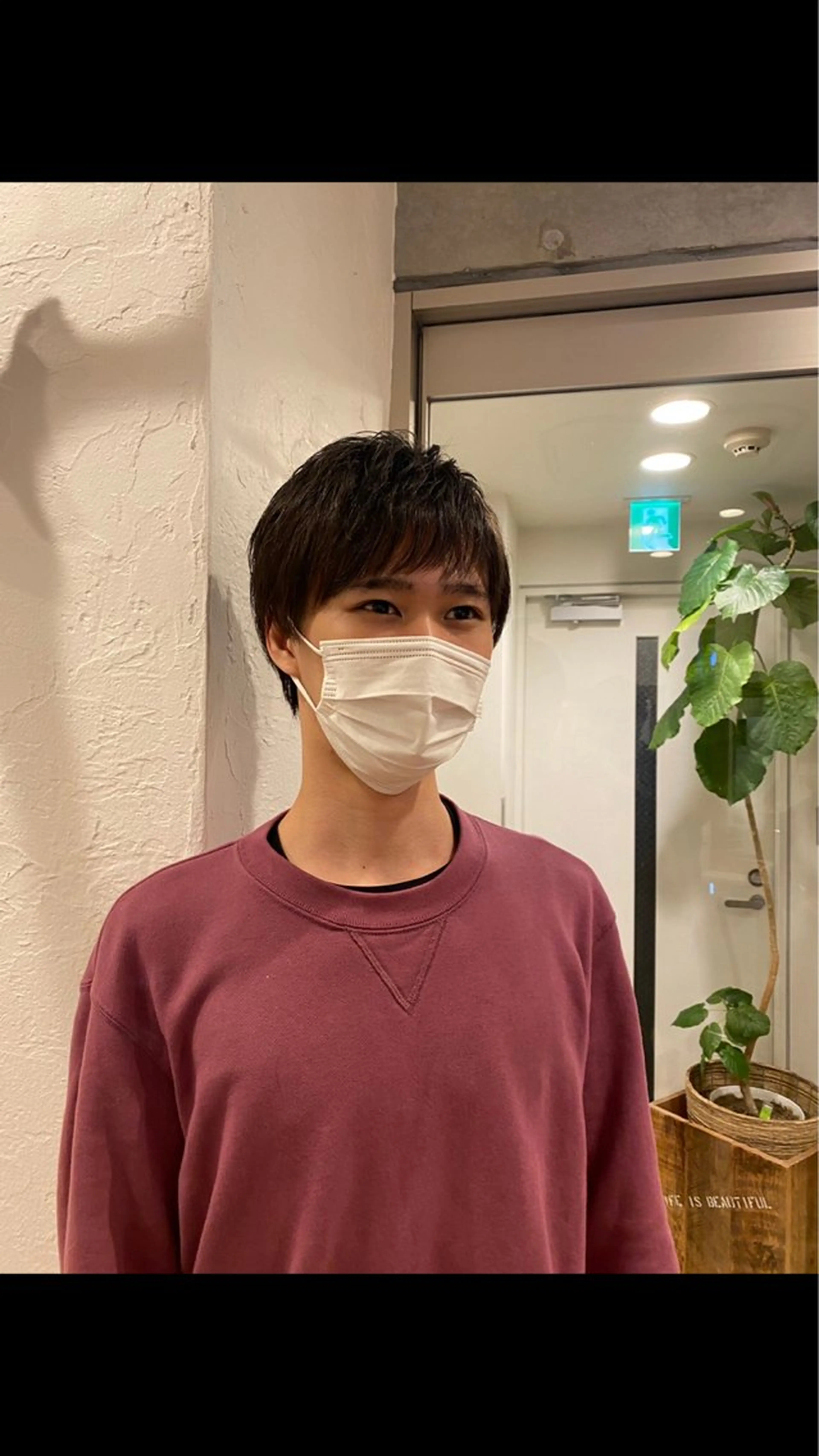 メンズ 刈り上げ ルピナス中田店長 山口大地のヘアスタイル