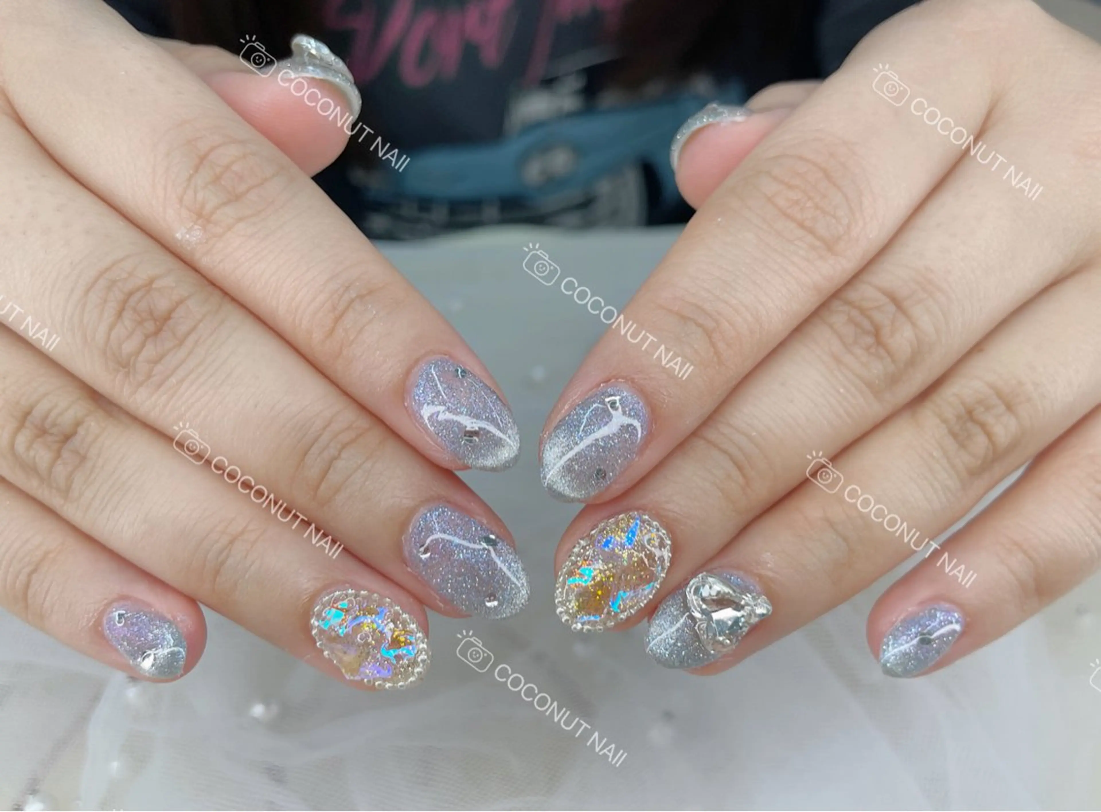 ネイル ハンドネイル 神田 ココナッツのネイルデザイン