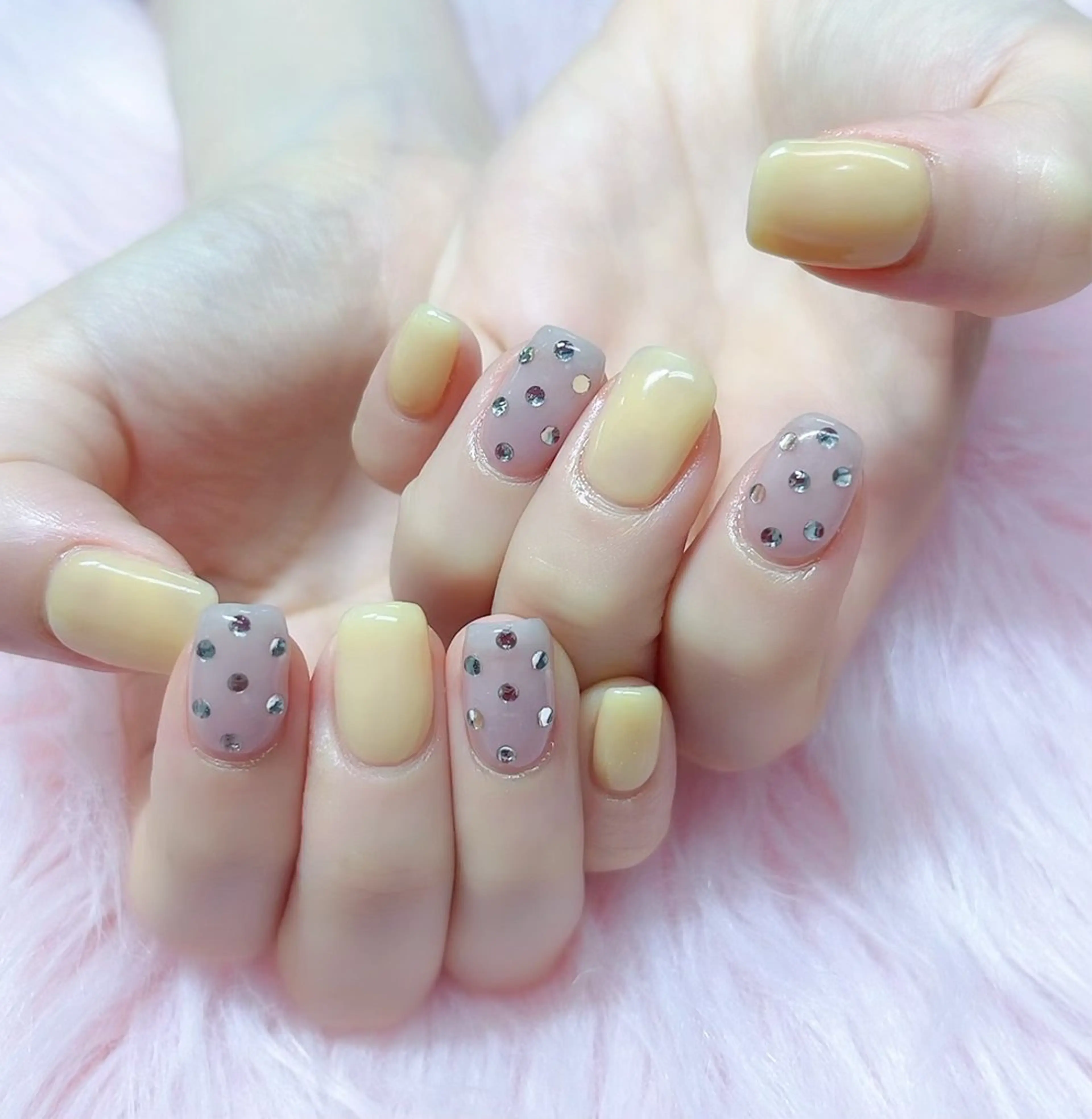 💅やり放題持込アート4本+6本ワンカラー/ラメグラデーションの写真