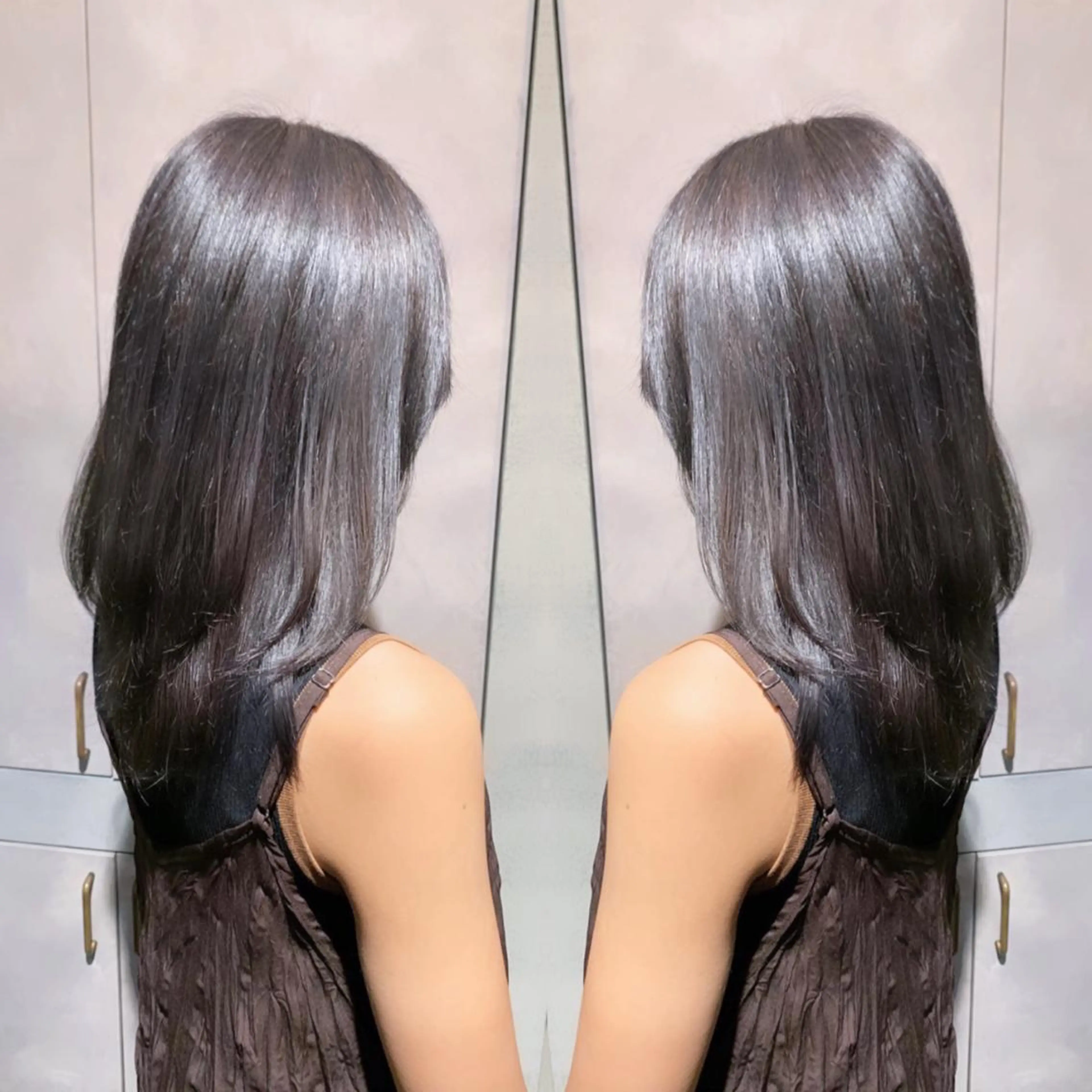 セミロング カラー カット ヘアカラー トリートメント I’ve所属・💘大人可愛く💘 Natsuki❥❥❥のヘアスタイル