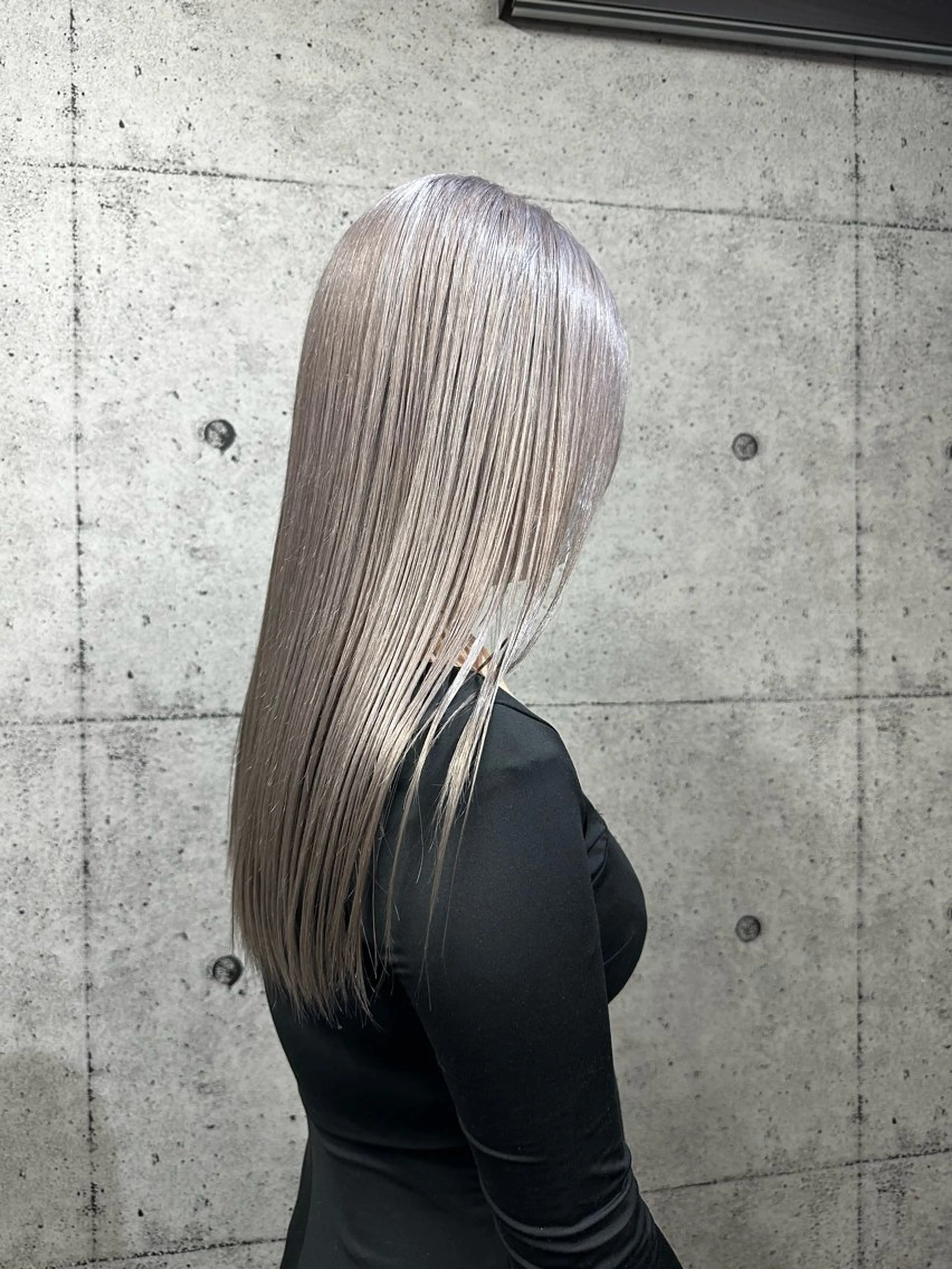 セミロング カラー ヘアカラー トリートメント ハイトーン/ブリーチ カラー/SHOGOのヘアスタイル