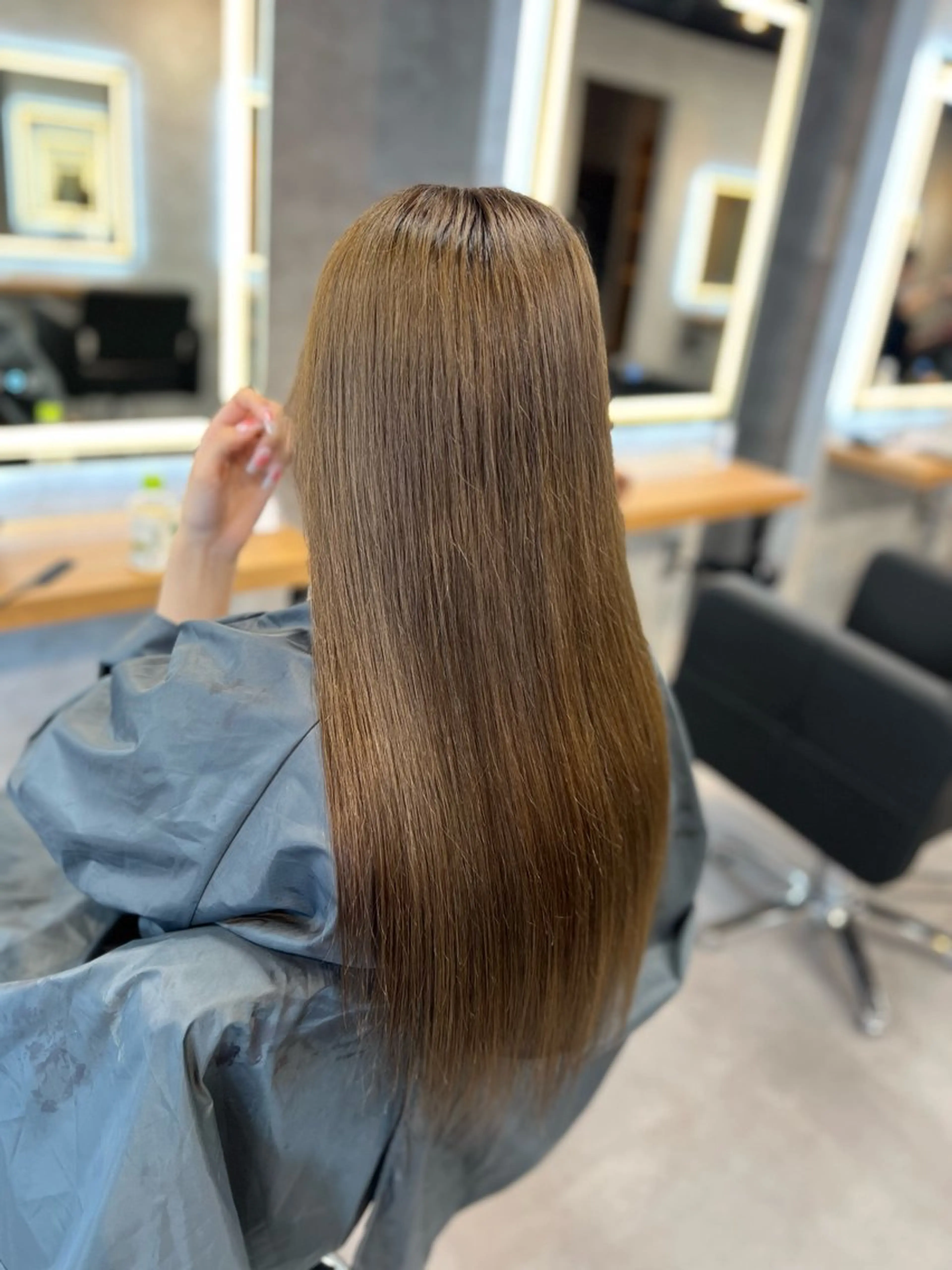 ロング カラー ベージュカラー グレージュ オリーブベージュ ヘアカラー トリートメント ヘッドスパ ヘアセット 🎨ブリーチ職人 店長Takaya🎨のヘアスタイル