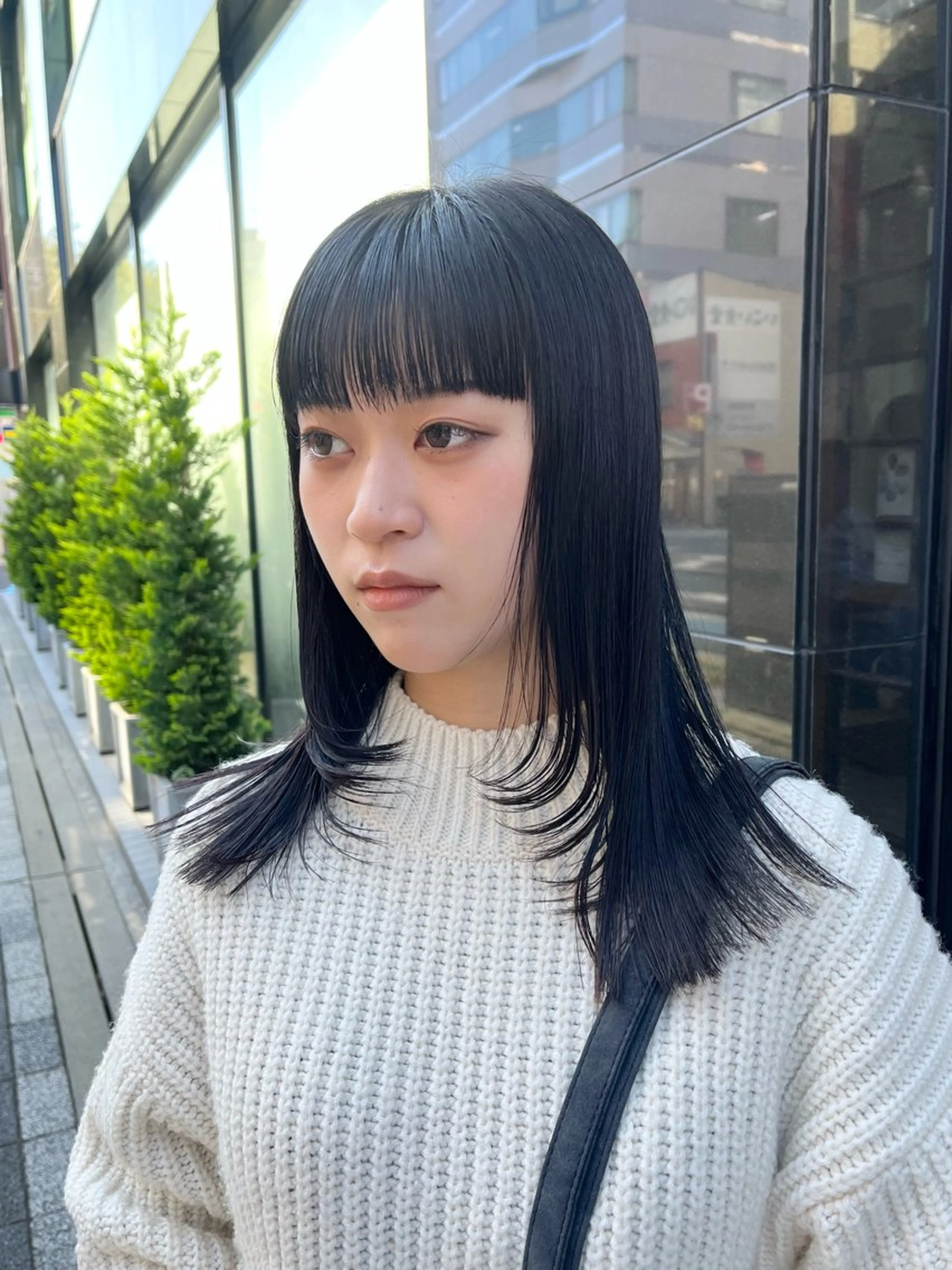 セミロング カラー channel所属・Natsumi ❤︎のヘアスタイル