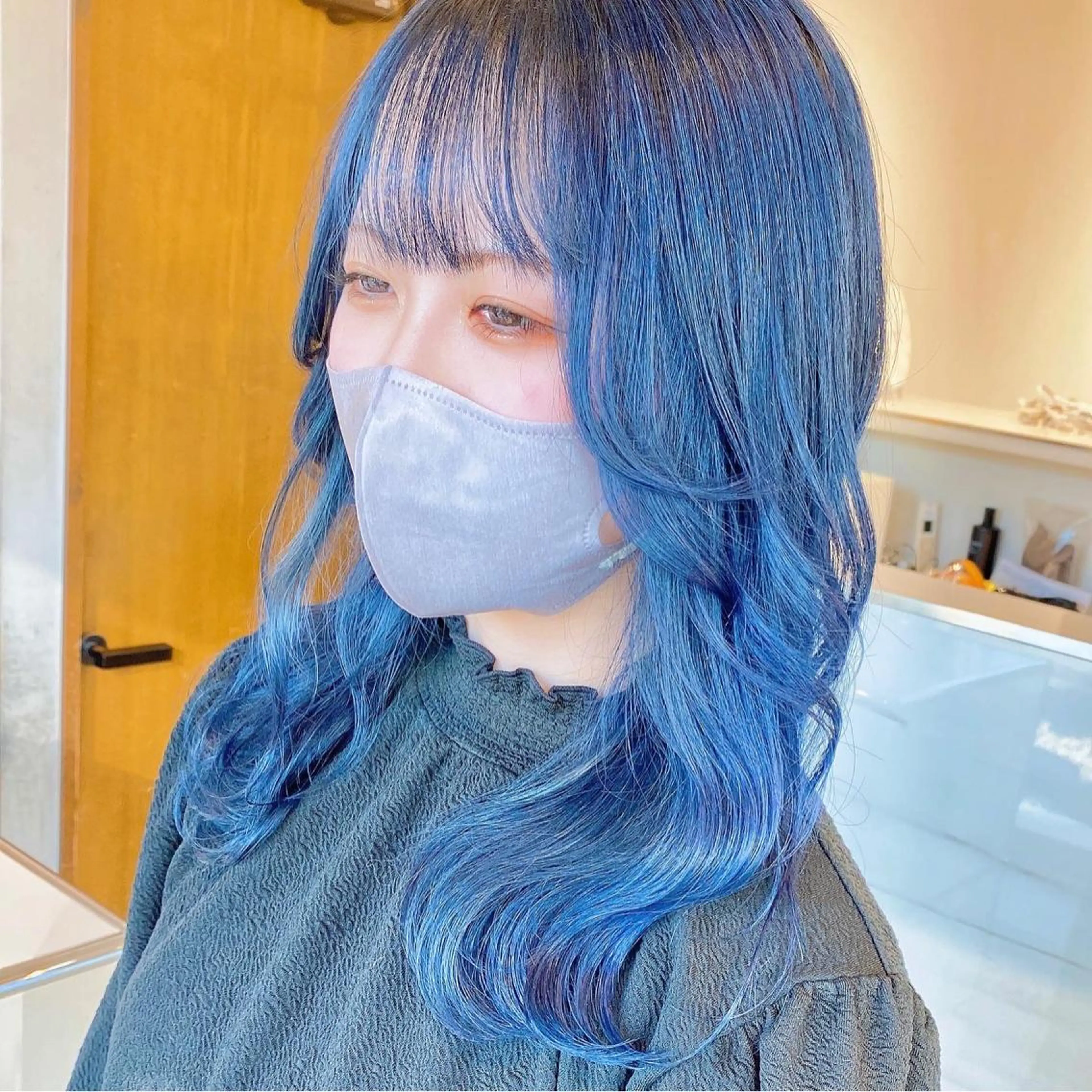 ミディアム カラー カット ヘアカラー トリートメント 山田勇真 ボブ/縮毛矯正/金山のヘアスタイル