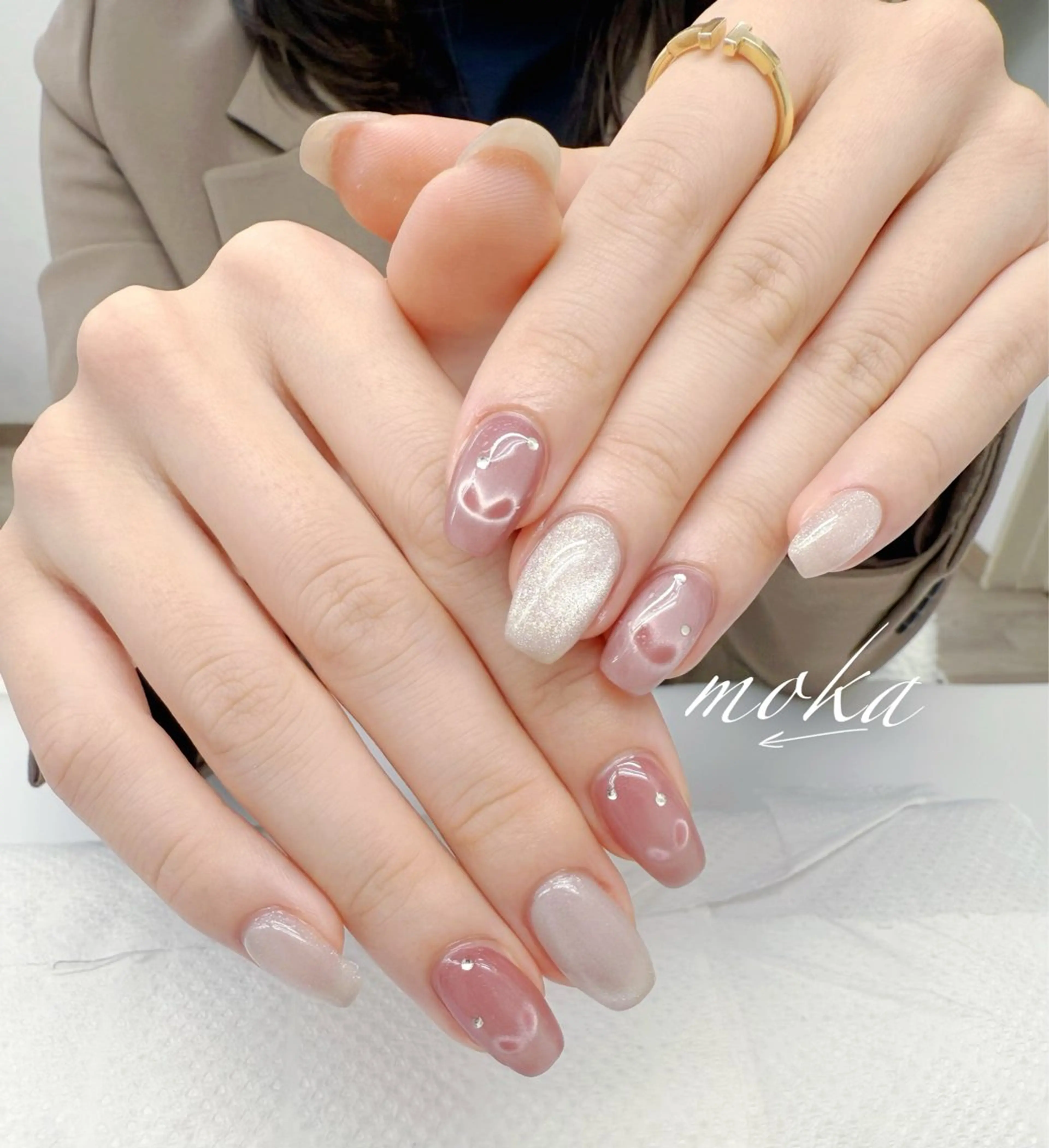ネイル ハンドネイル ハンドケア 胡蝶蘭レディースサロ ンNailMOKAのネイルデザイン