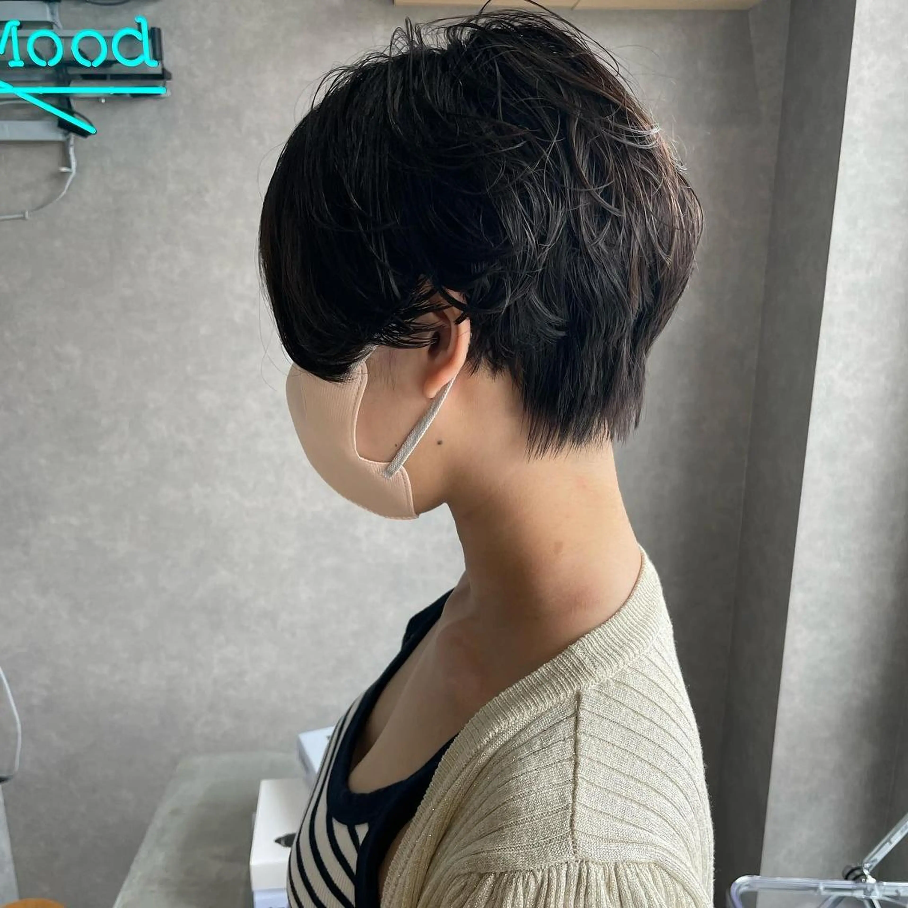 ショート ハイライト 髪質改善 河原 亮のヘアスタイル