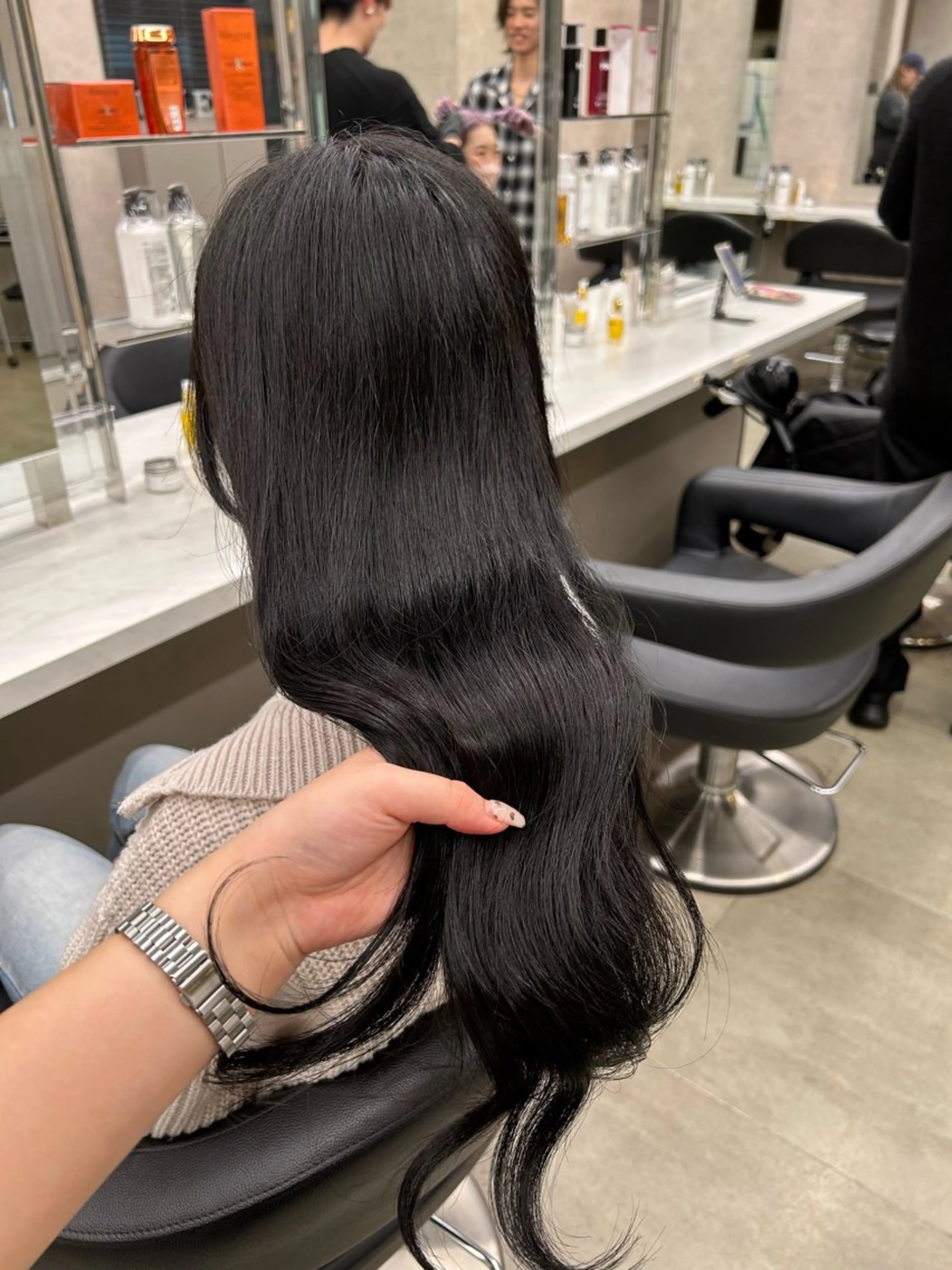 カラー 透明感ベージュ🤎 ナチュラルレイヤーのヘアスタイル