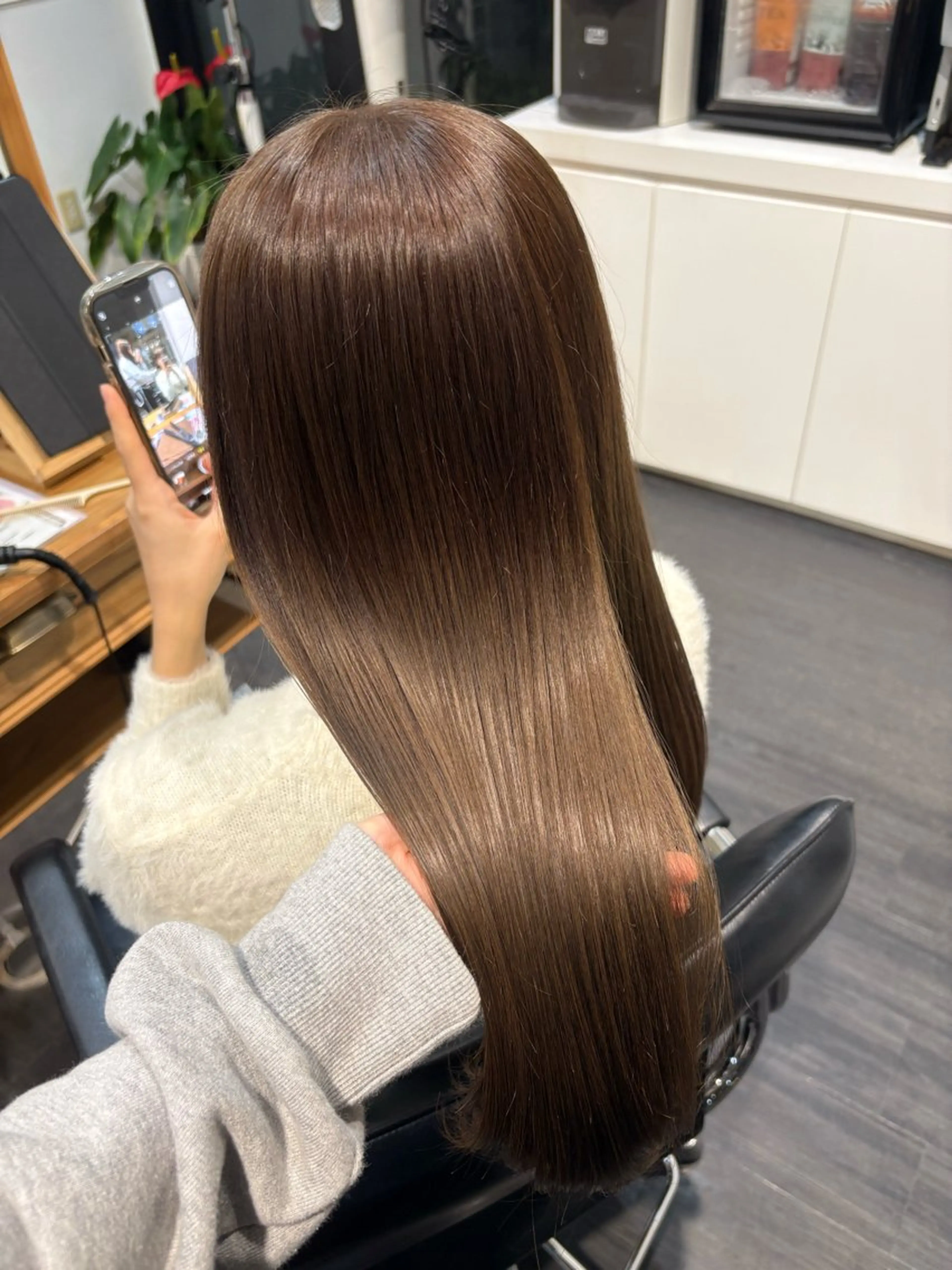 ロング 細田 碧のヘアスタイル