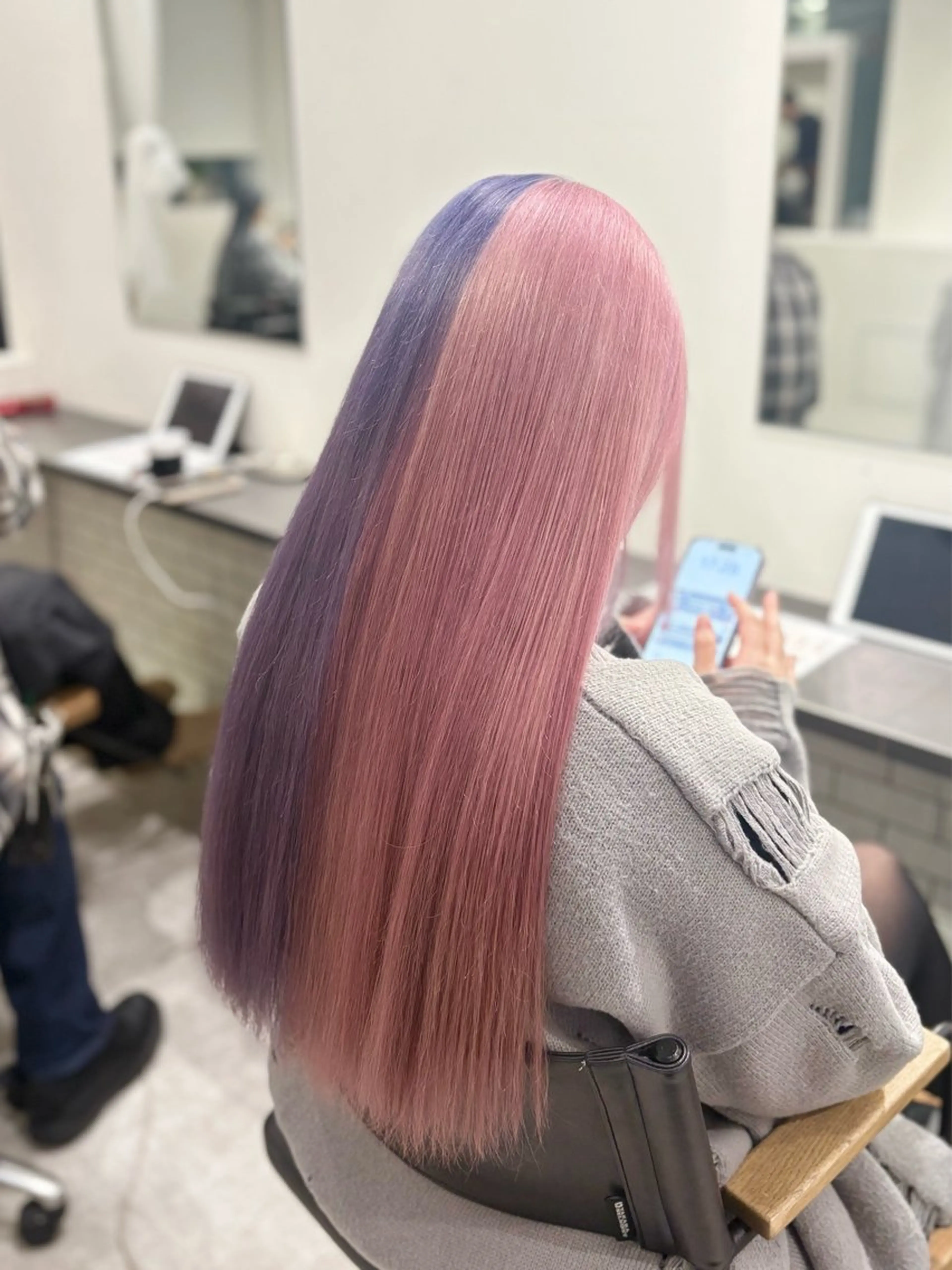 ロング カラー ヘアカラー トリートメント GaKu/ハイトーン /ブリーチ/ブロンドのヘアスタイル